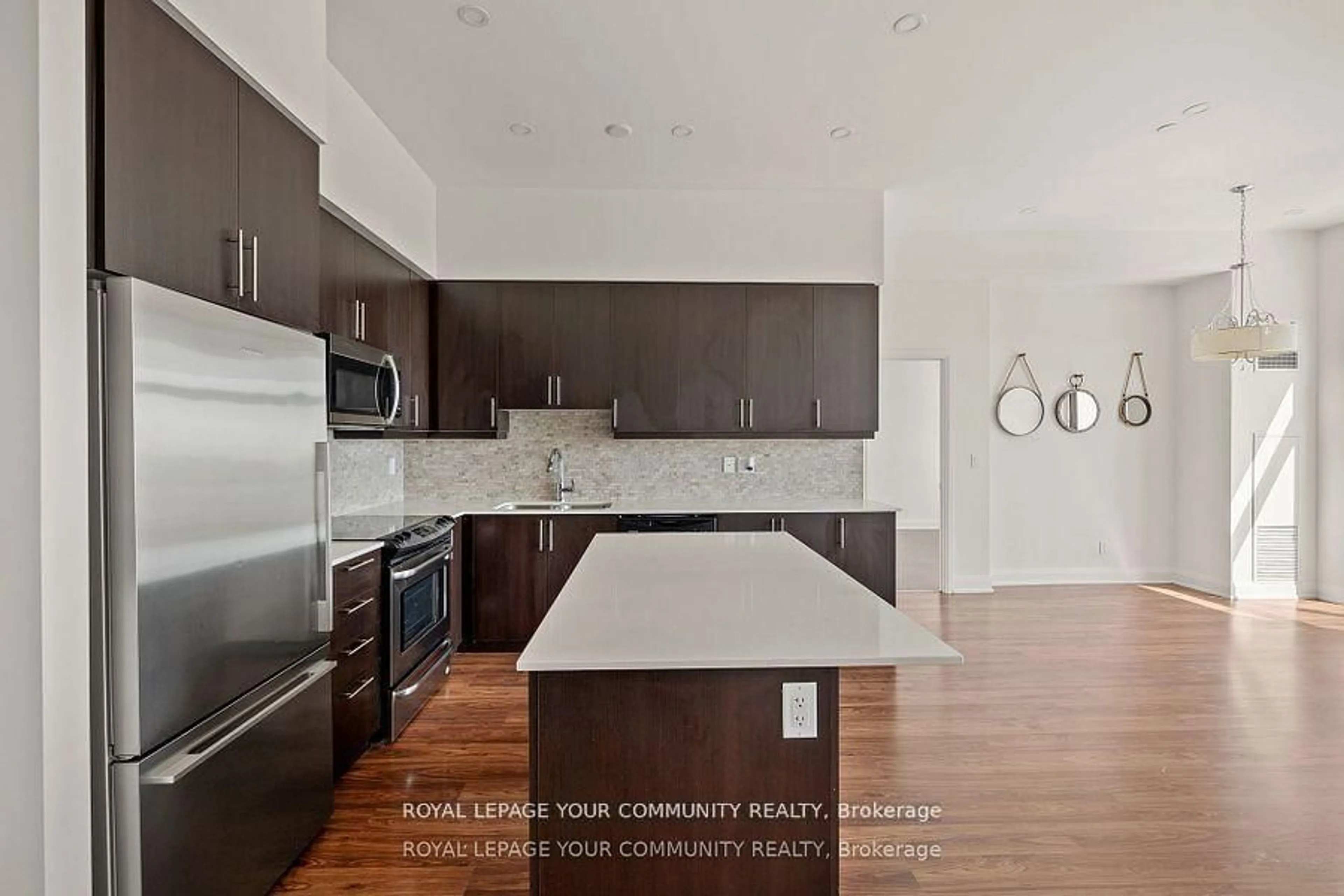Open concept kitchen, unknown for 35 Fontenay Crt #1205, Toronto Ontario M9A 0E2