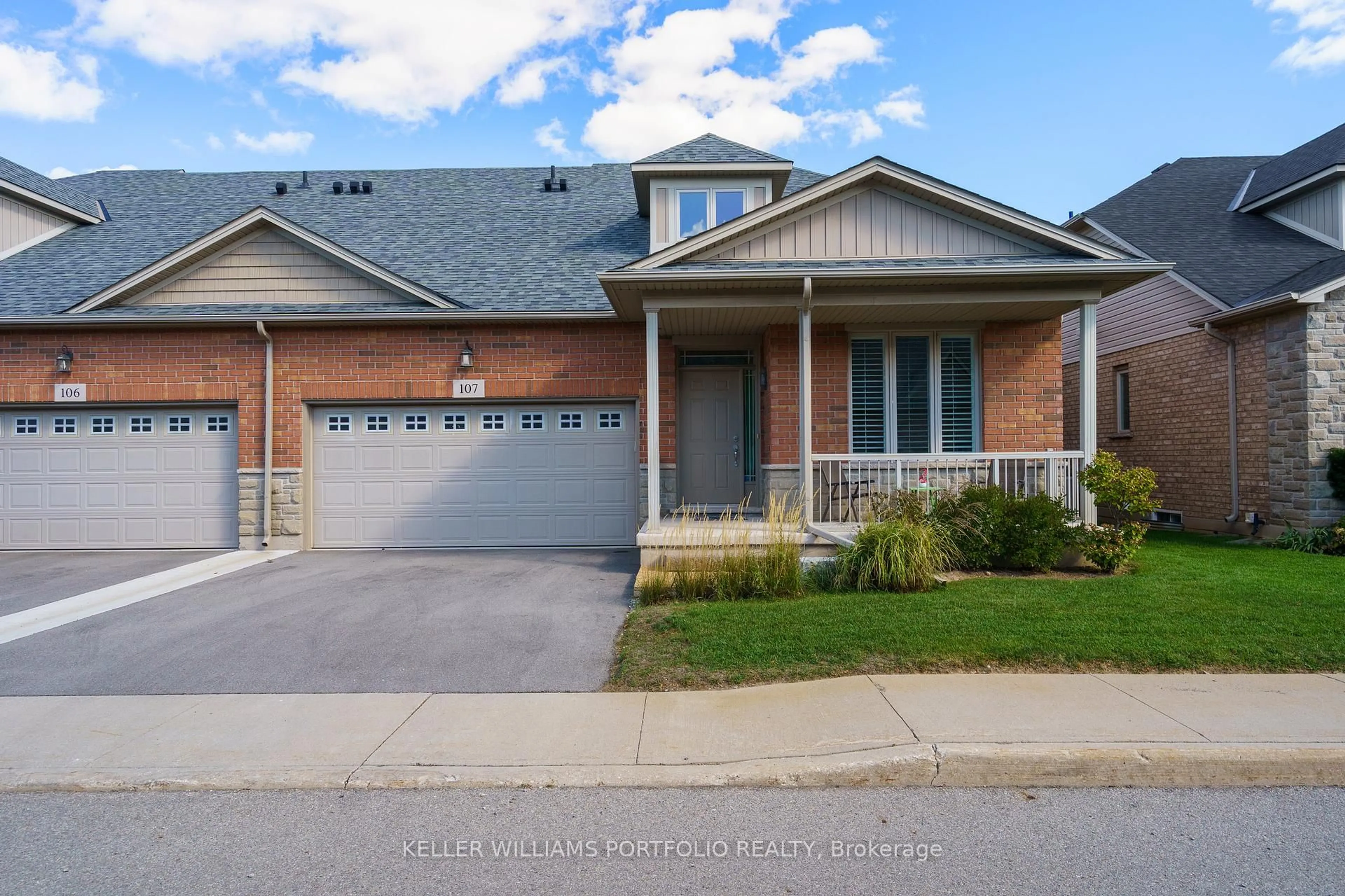 Home with brick exterior material, street for 2125 Itabashi Way #107, Burlington Ontario L7M 0A1