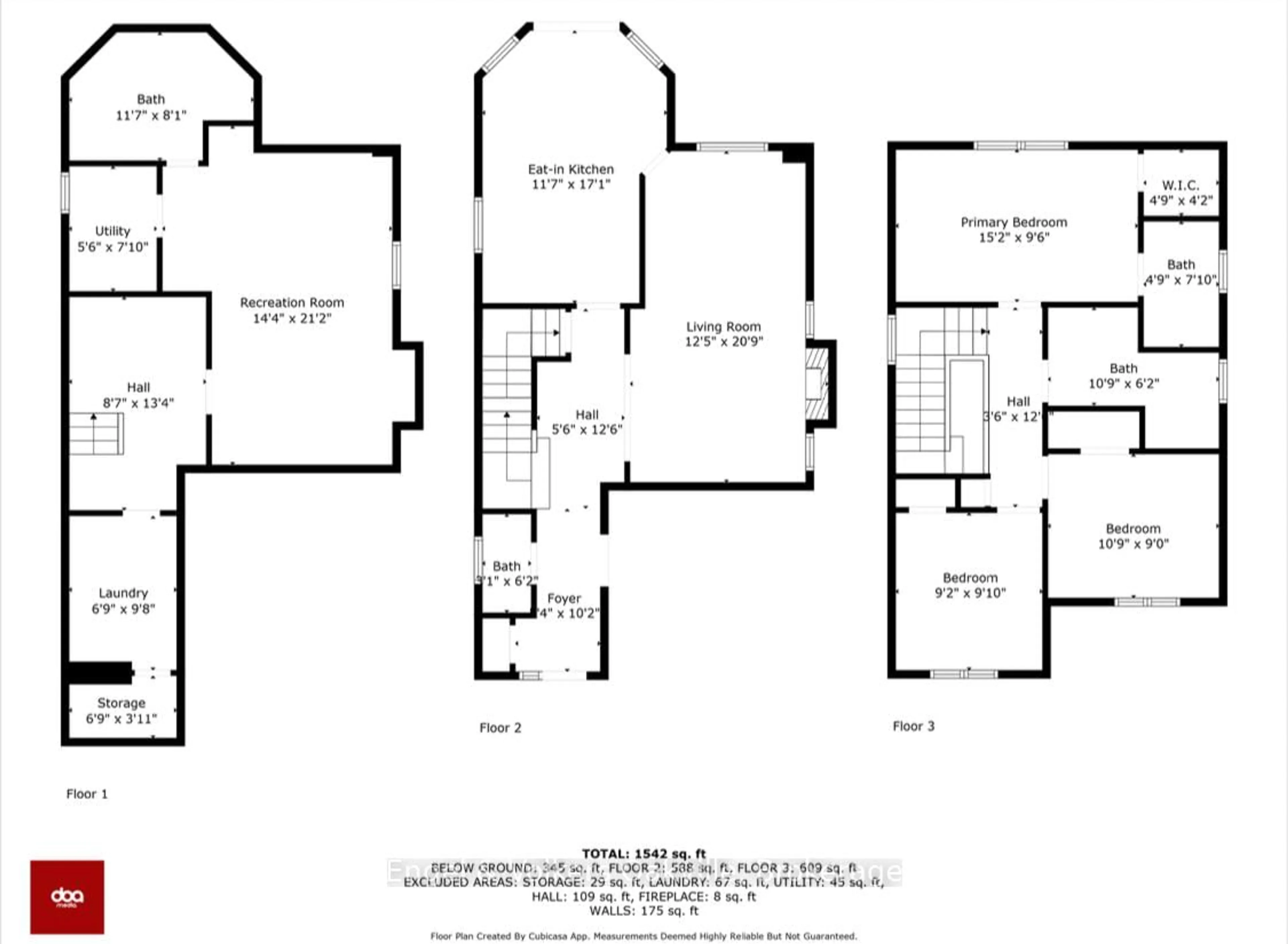 Floor plan for 569 Phoebe Cres, Burlington Ontario L7L 6H7