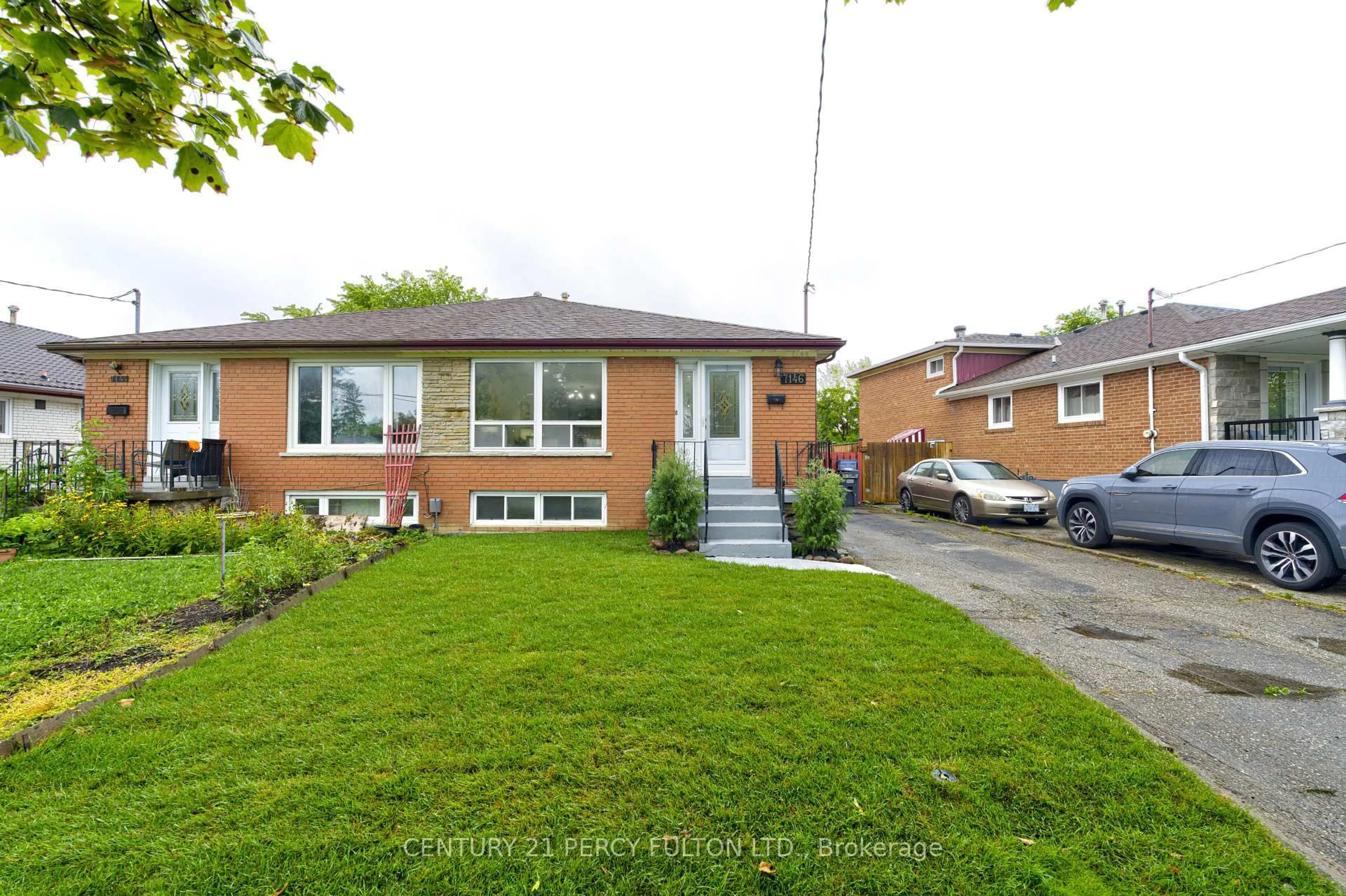 Home with brick exterior material, street for 7146 Harwick Dr, Mississauga Ontario L4T 3A4