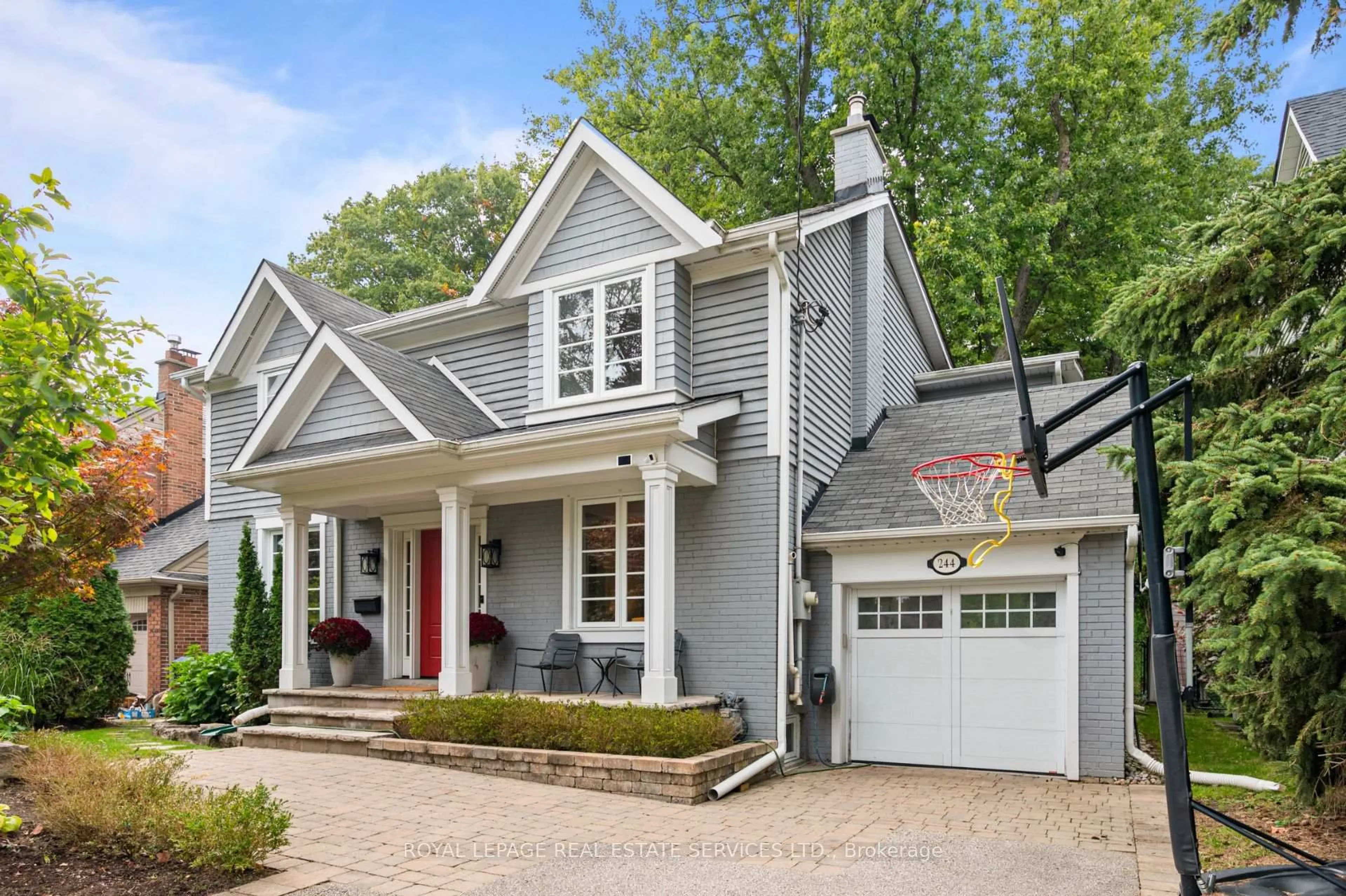 Home with brick exterior material, street for 244 The Kingsway, Toronto Ontario M9A 3T5
