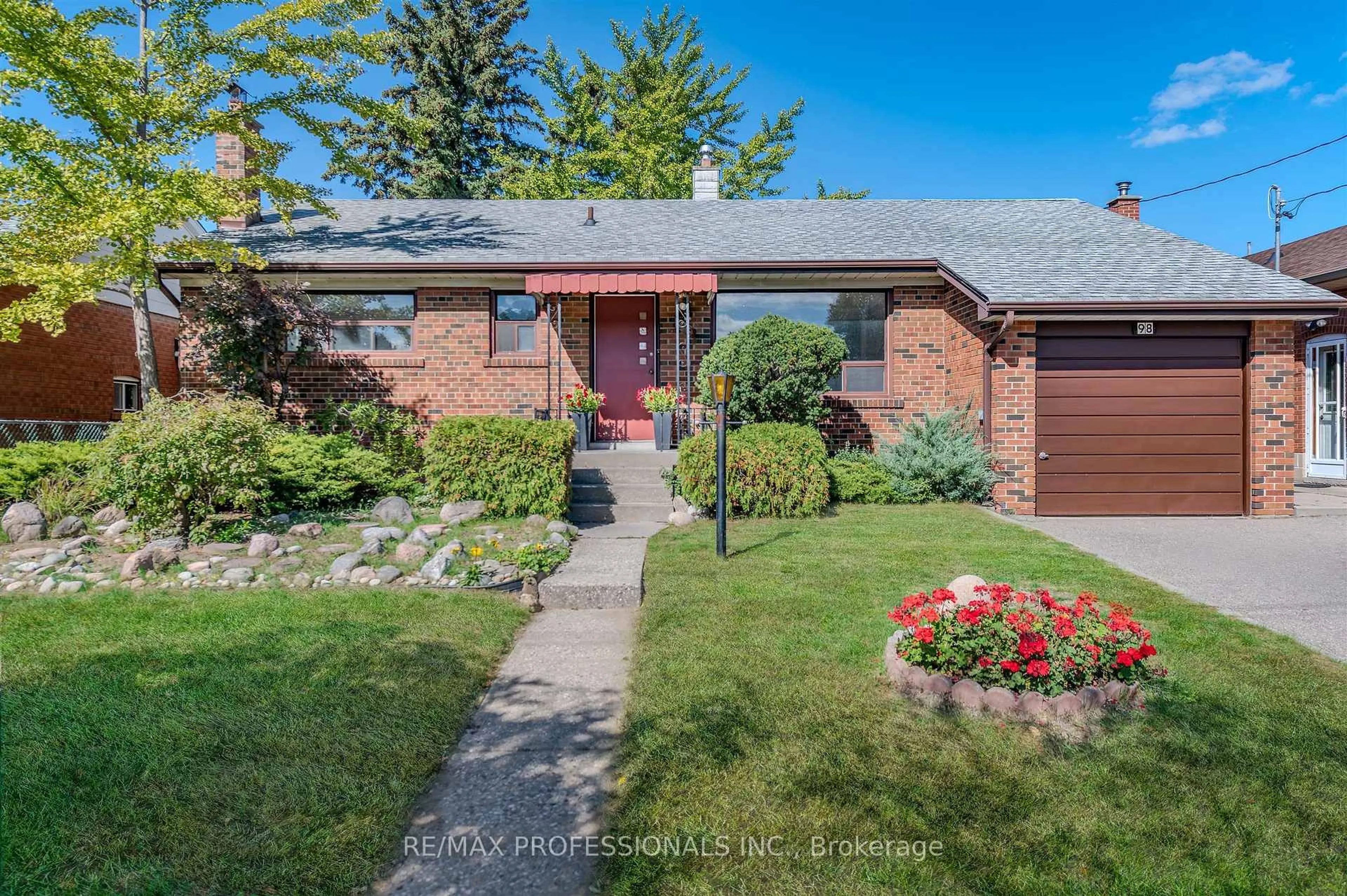 Home with brick exterior material, street for 98 Ambleside Ave, Toronto Ontario M8Z 2J1