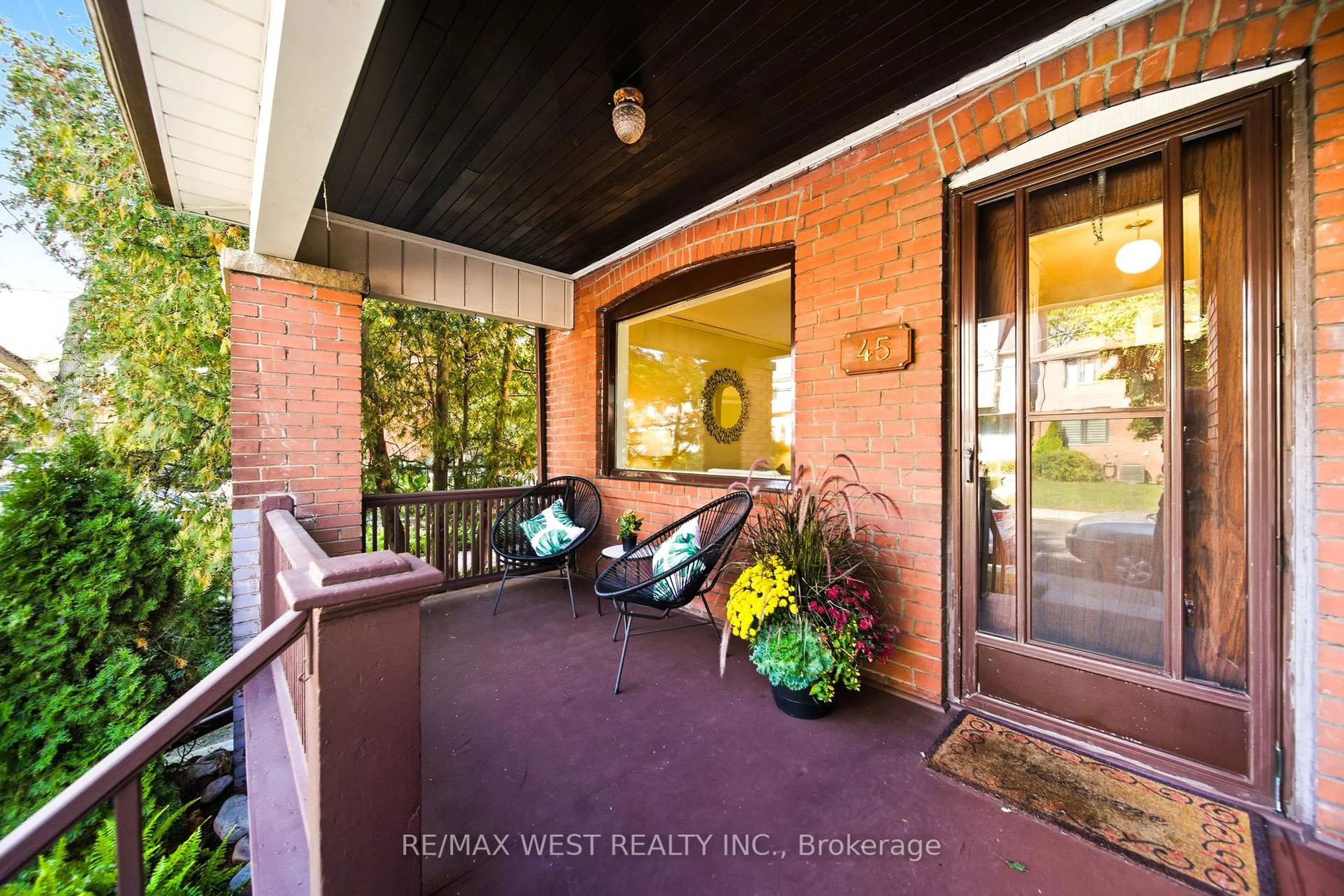 Patio, street for 45 Deforest Rd, Toronto Ontario M6S 1J1