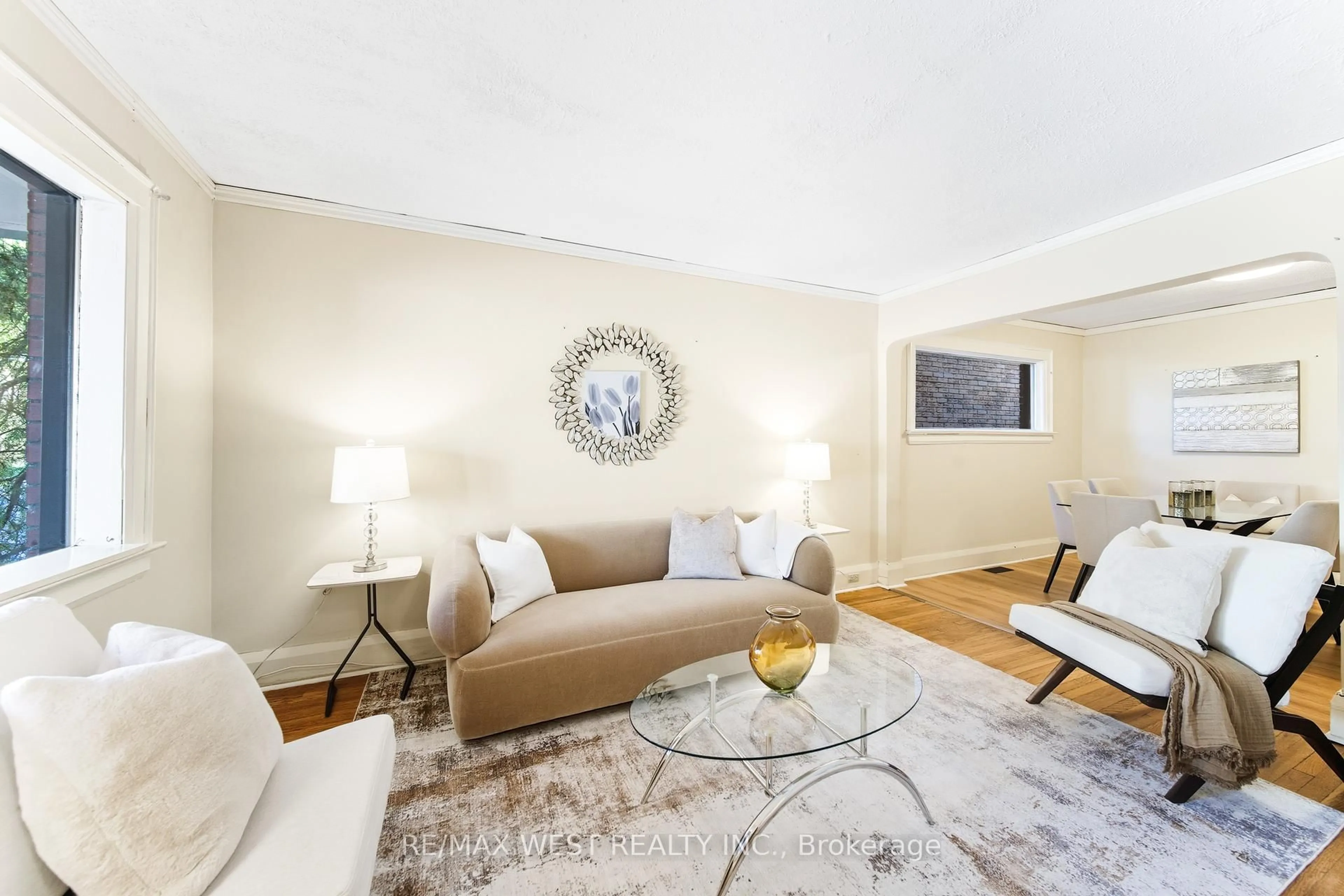Living room with furniture, unknown for 45 Deforest Rd, Toronto Ontario M6S 1J1