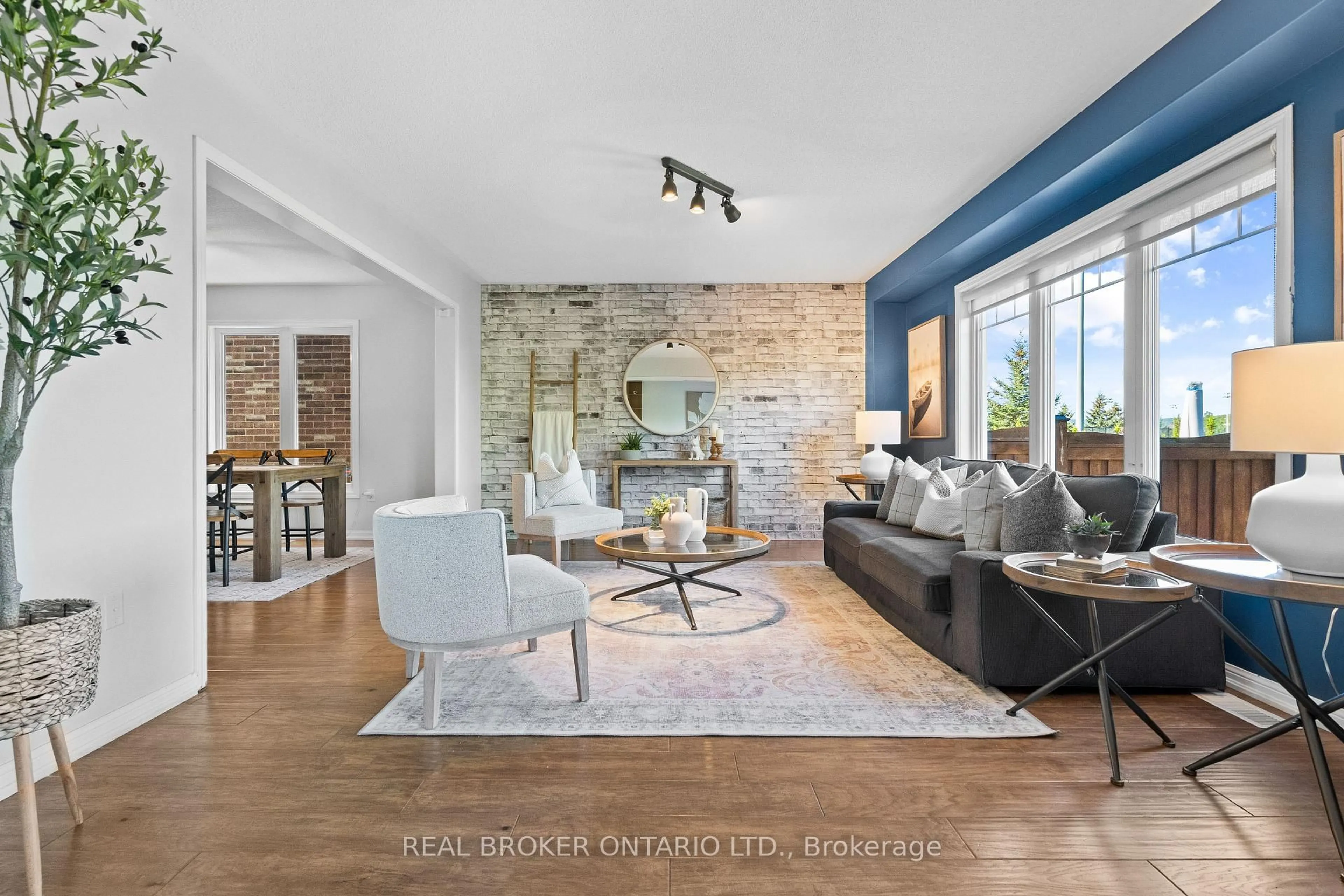 Living room with furniture, unknown for 565 Attenborough Terr, Milton Ontario L9T 8H6