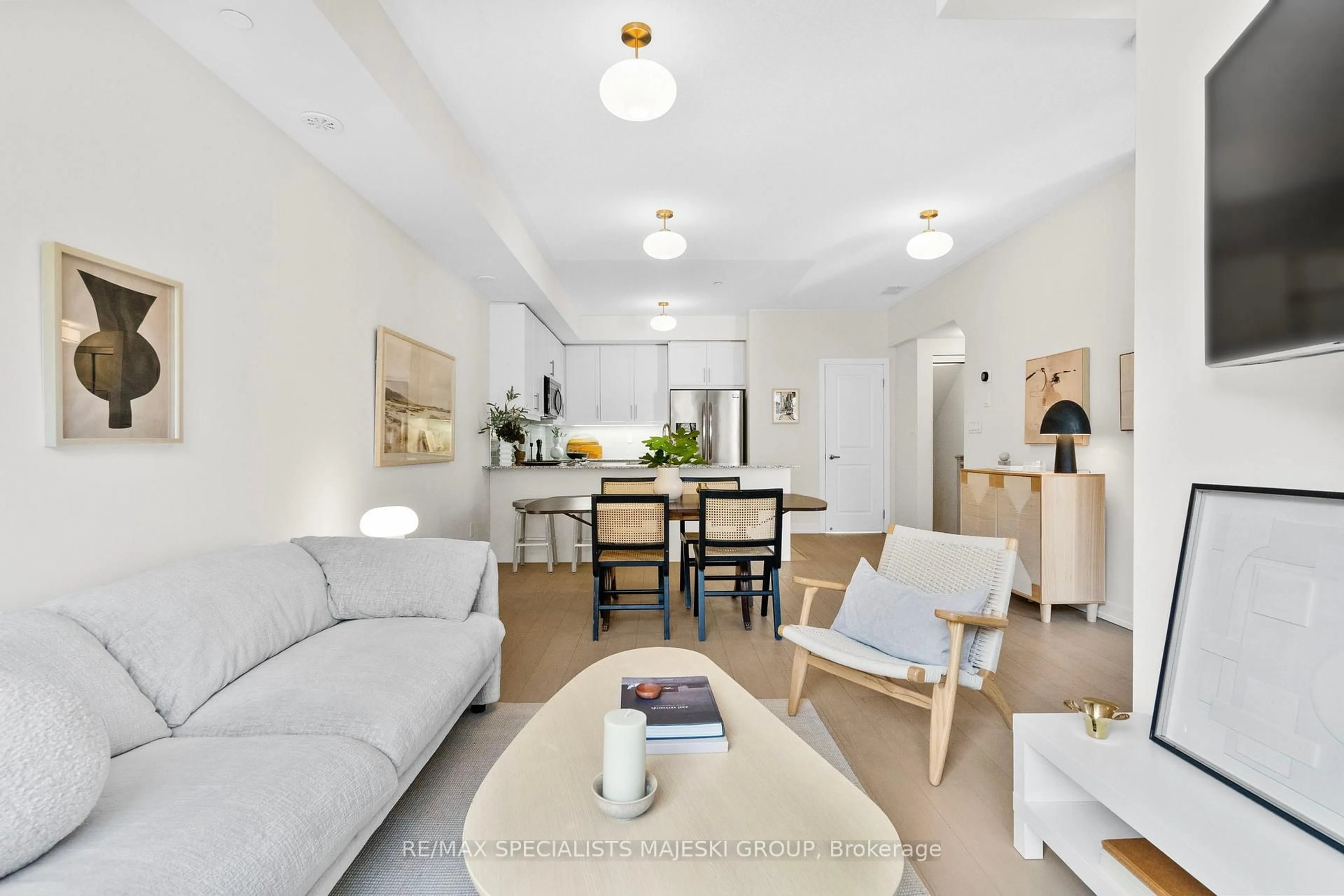 Living room with furniture, unknown for 8 Drummond St #417, Toronto Ontario M8V 1Y8
