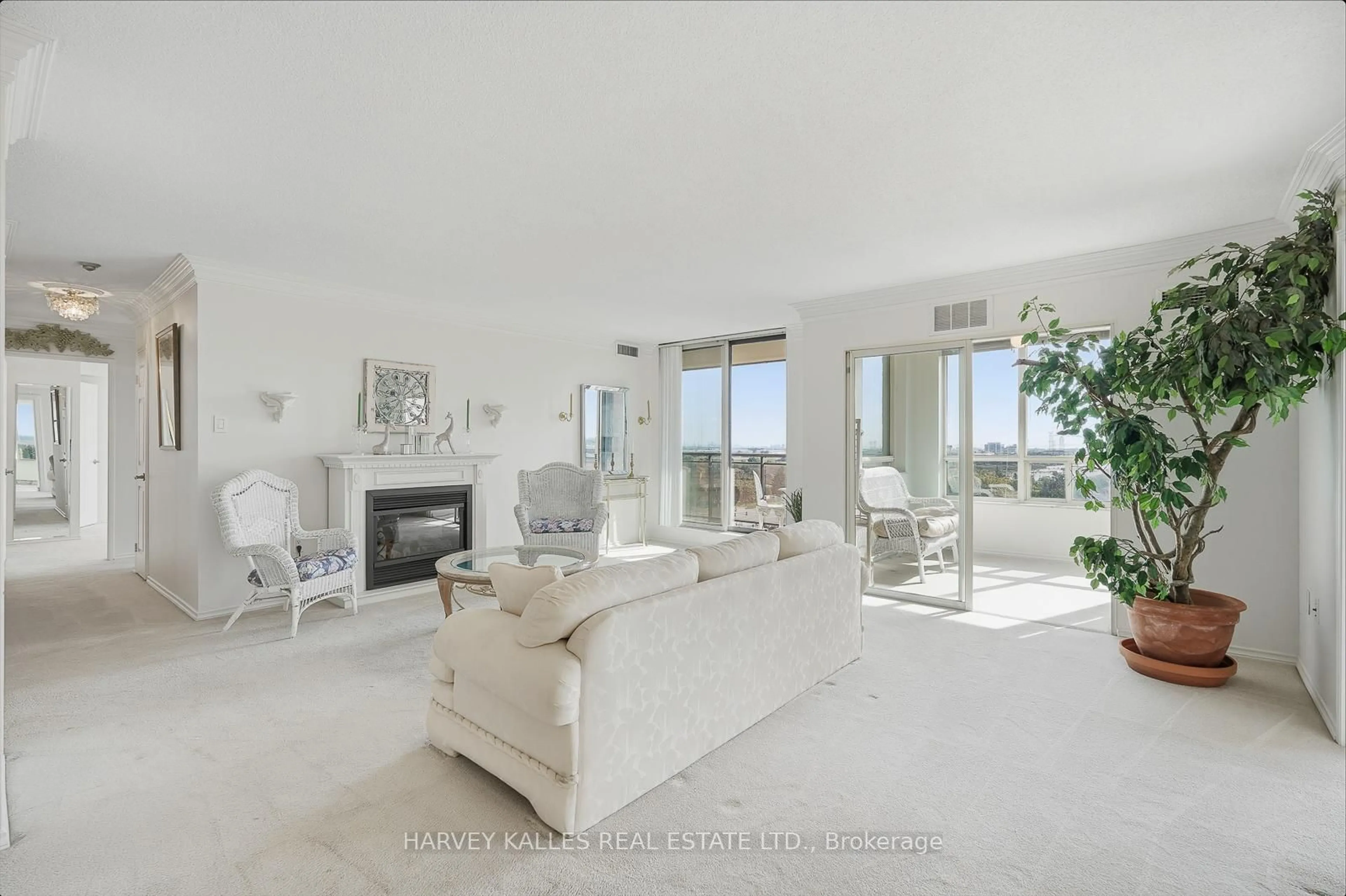Living room with furniture, unknown for 20 Cherrytree Dr #812, Brampton Ontario L6Y 3V1