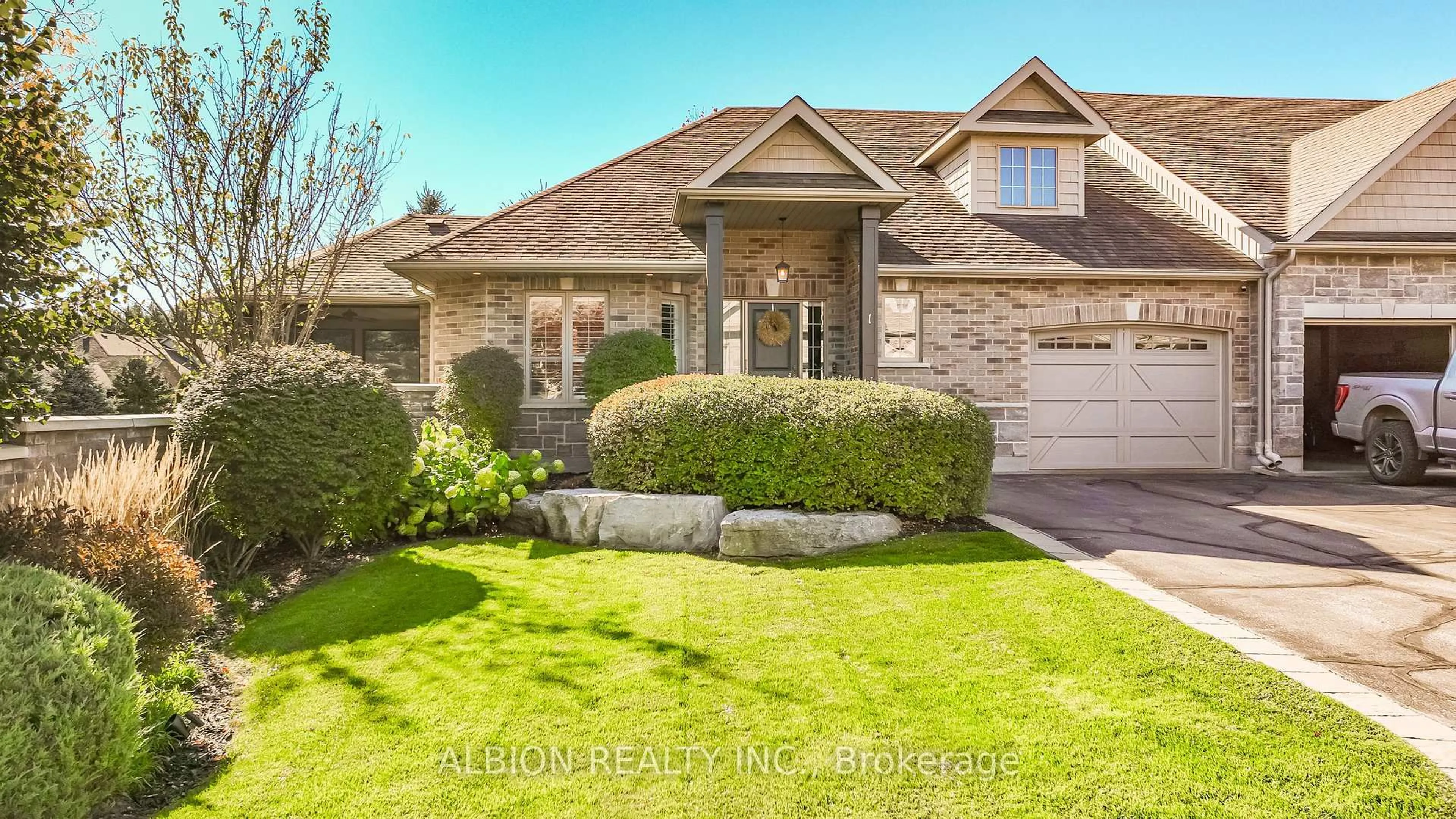 Home with brick exterior material, street for 8 Reddington Dr #Unit #1, Caledon Ontario L7E 4C3