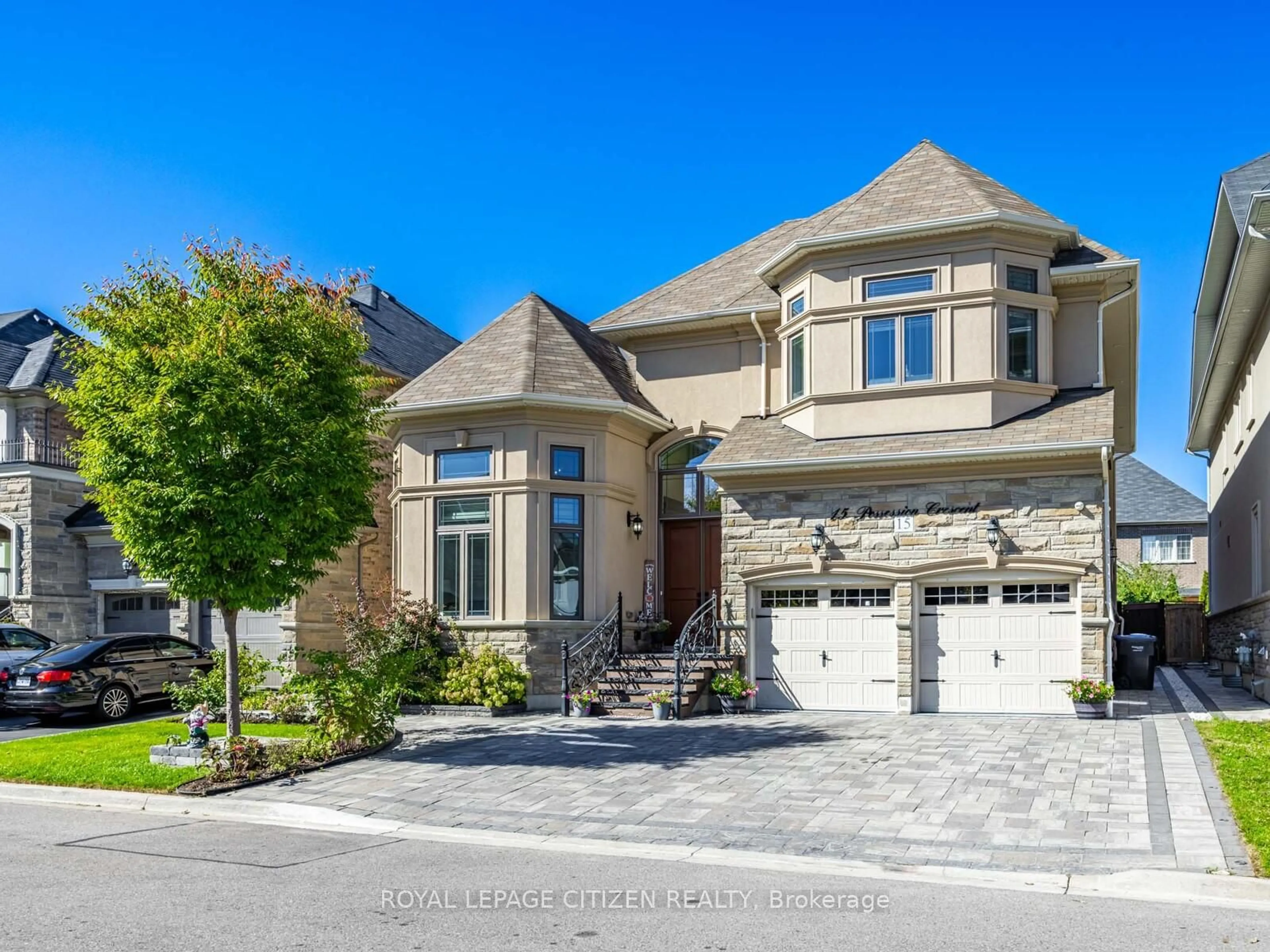 Home with brick exterior material, street for 15 Possession Cres, Brampton Ontario L6P 4K3