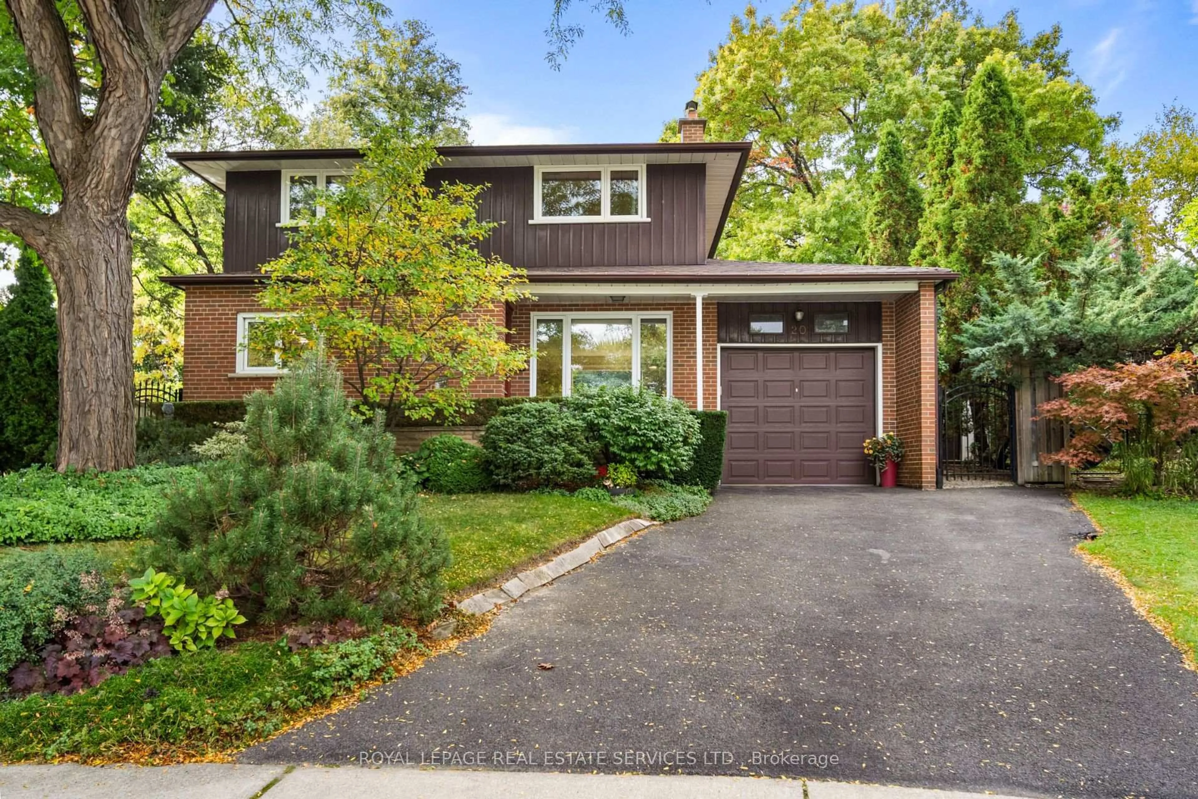 Home with brick exterior material, street for 20 West Deane Valley Rd, Toronto Ontario M9B 3K5