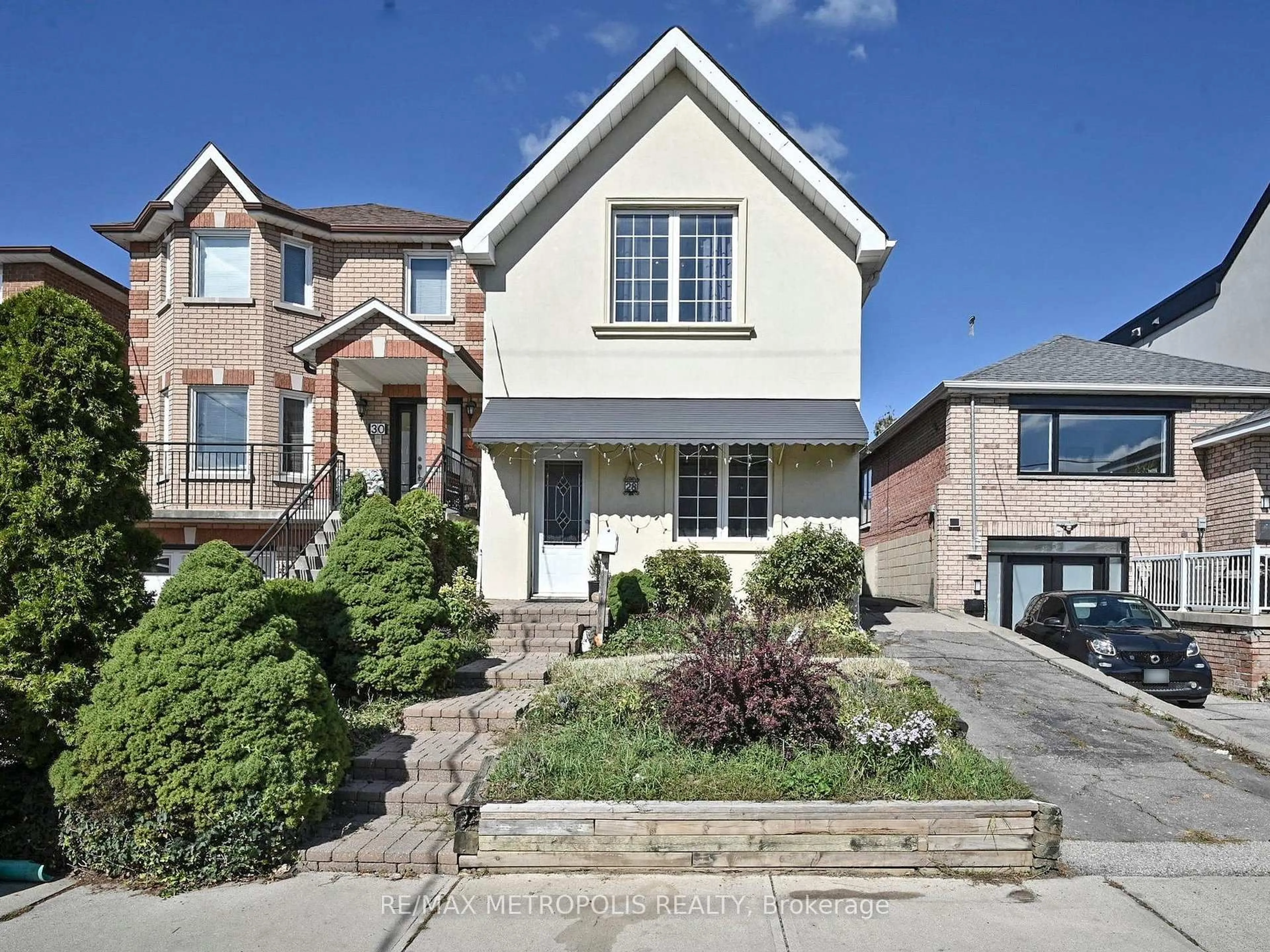 Home with brick exterior material, street for 28 Eversfield Rd, Toronto Ontario M6E 1T7