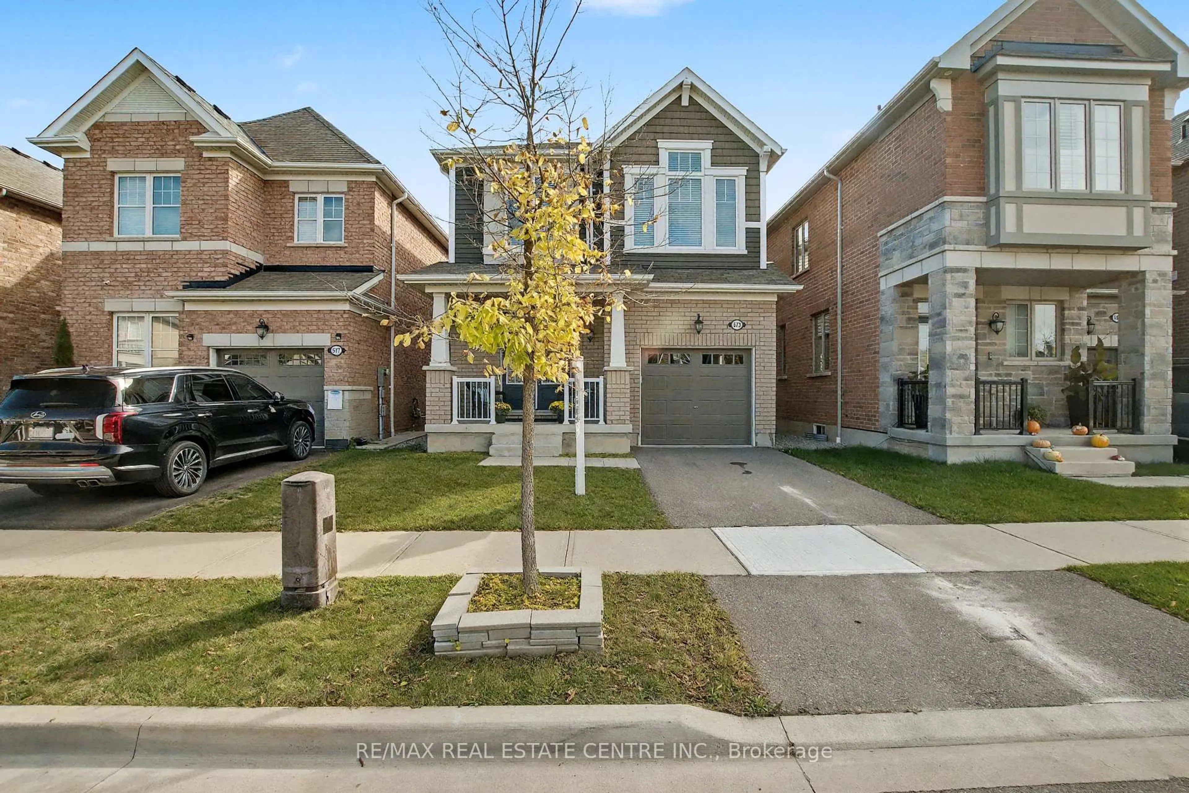 Home with brick exterior material, street for 573 Juneberry Crt, Milton Ontario L9E 1M8
