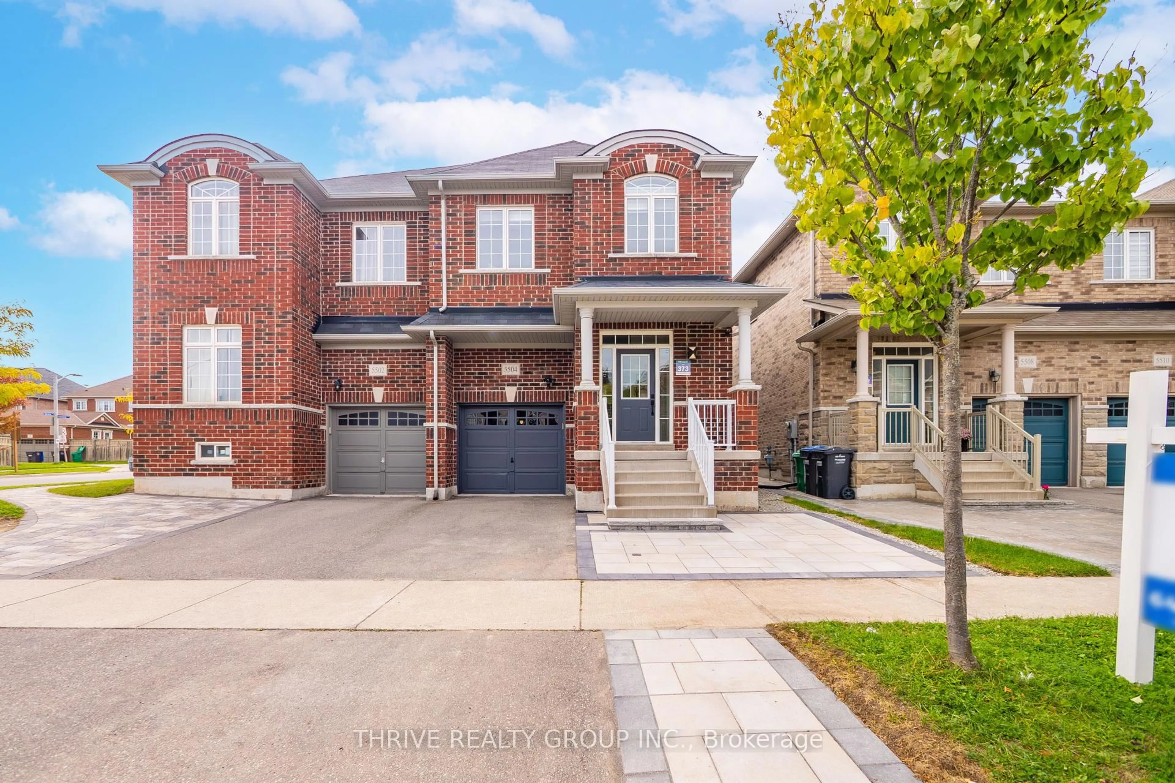 Home with brick exterior material, street for 5504 Meadowcrest Ave, Mississauga Ontario L5M 0V7