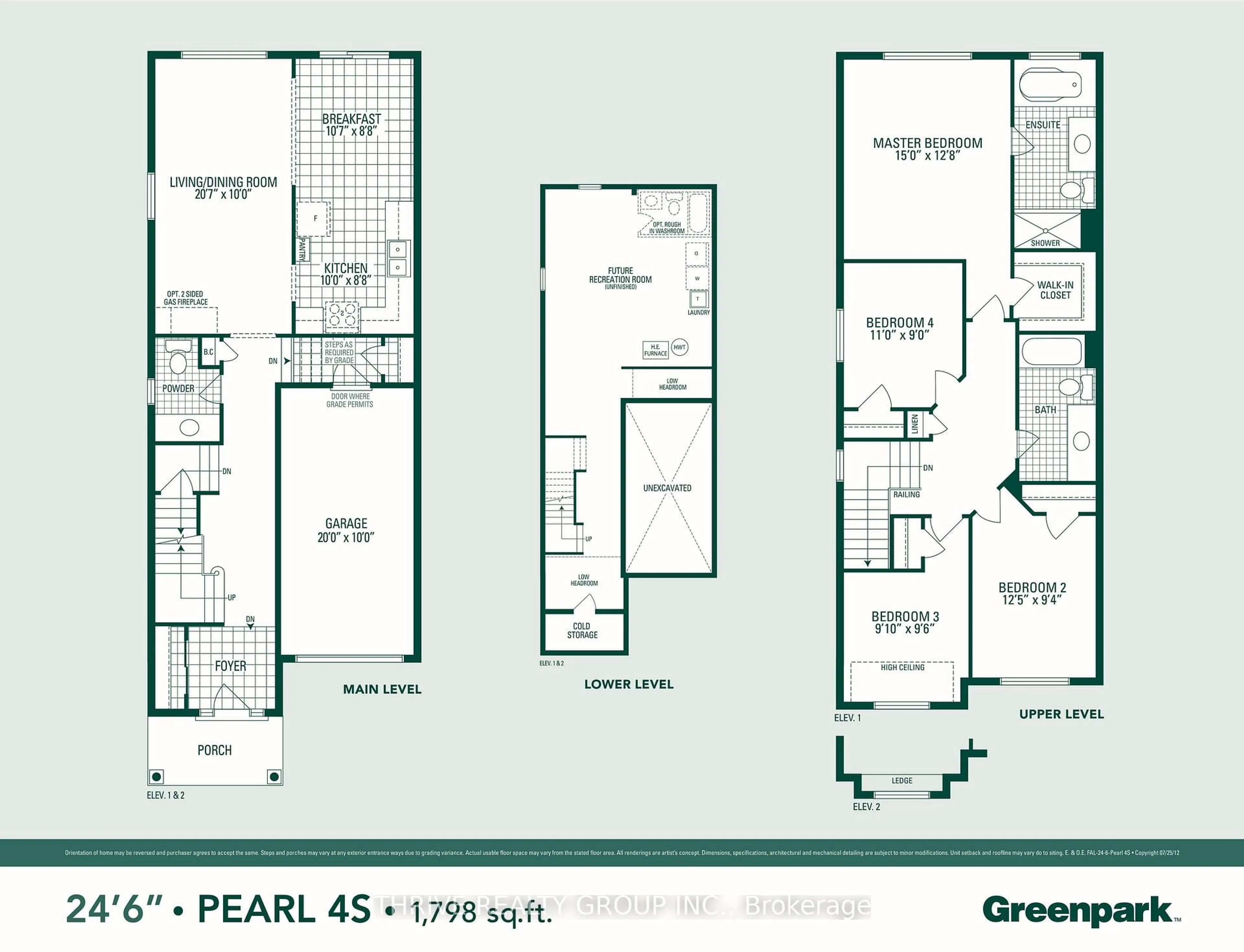 Floor plan for 5504 Meadowcrest Ave, Mississauga Ontario L5M 0V7