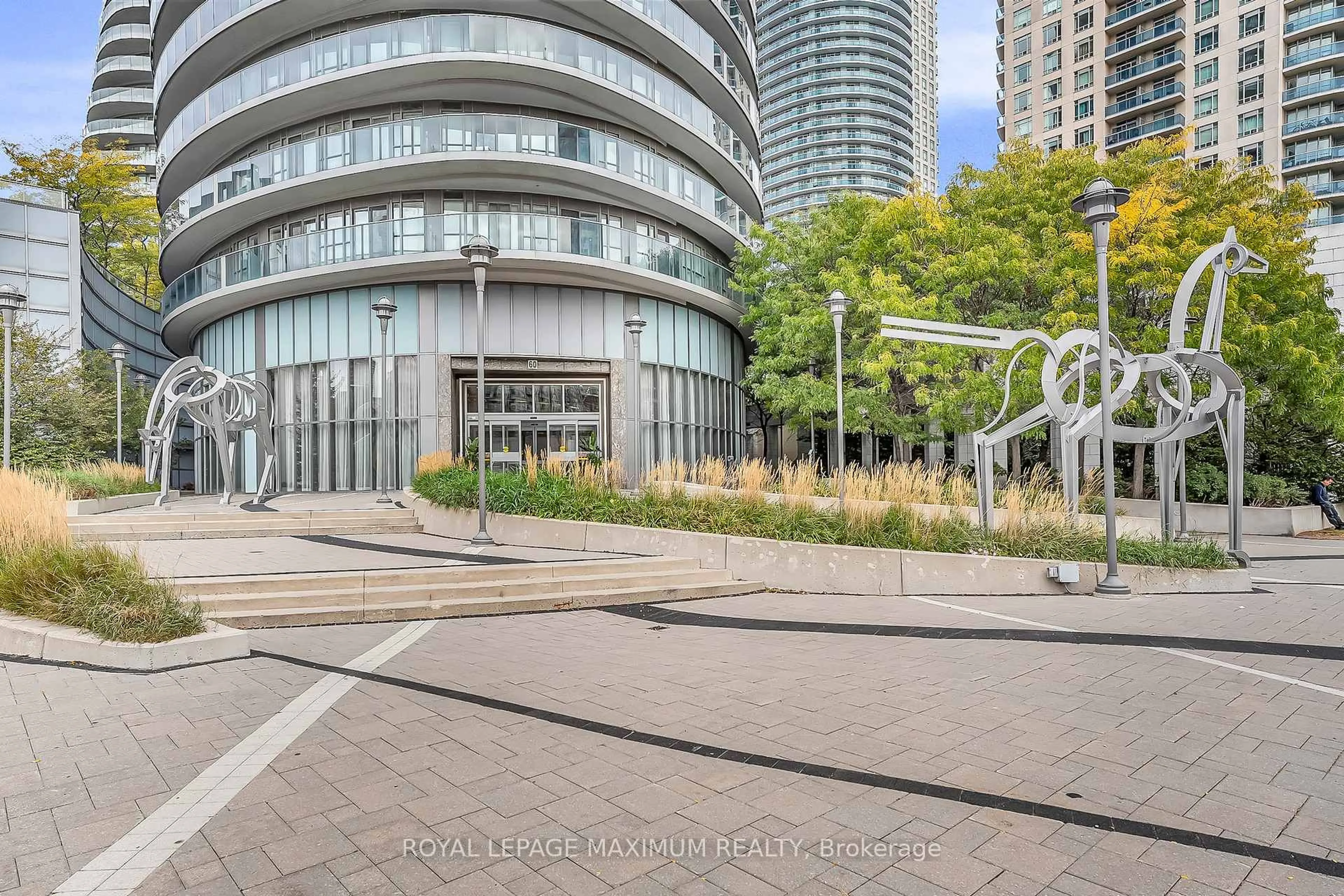 Patio, street for 60 Absolute Ave #407, Mississauga Ontario L4Z 0A9