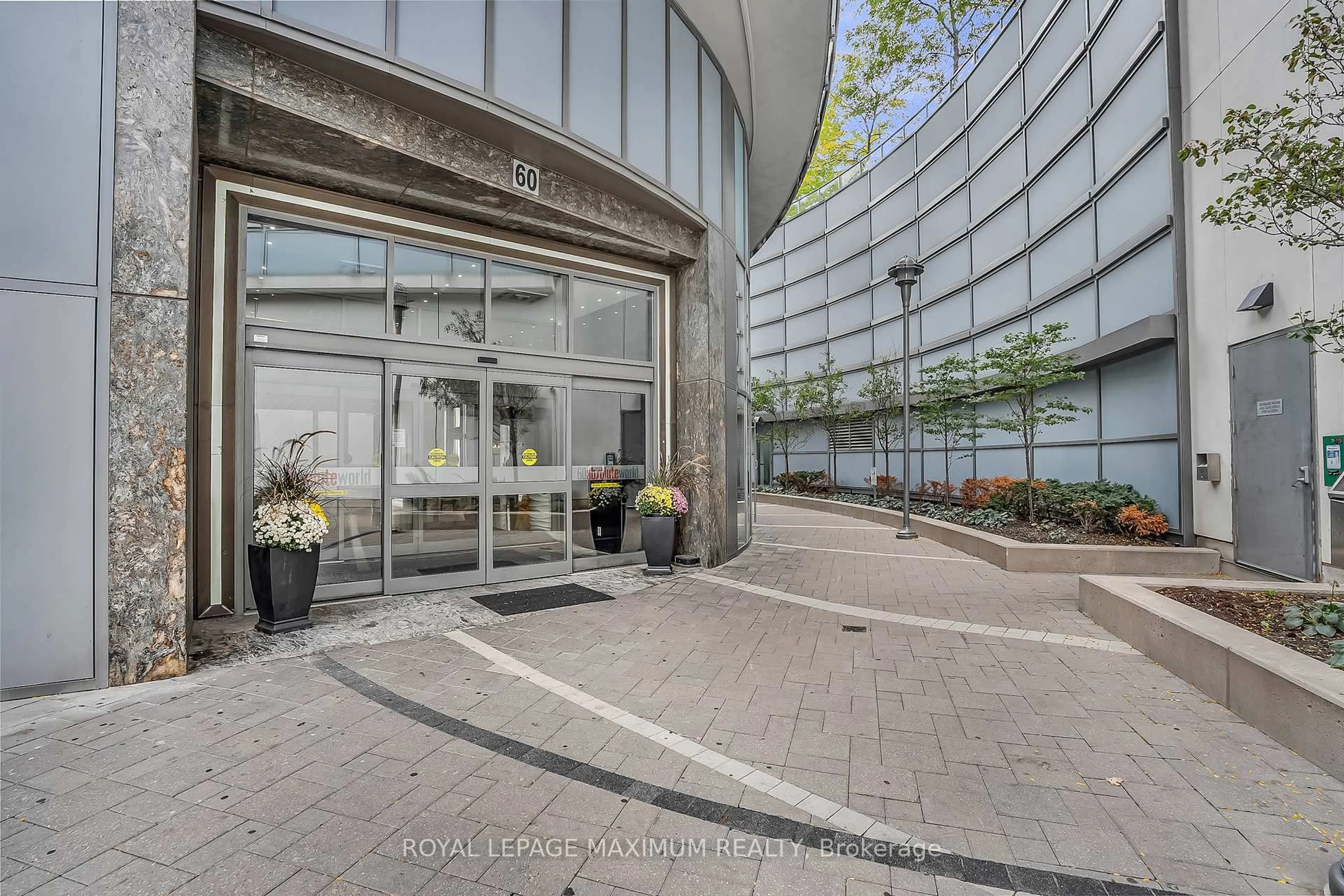 Indoor foyer for 60 Absolute Ave #407, Mississauga Ontario L4Z 0A9