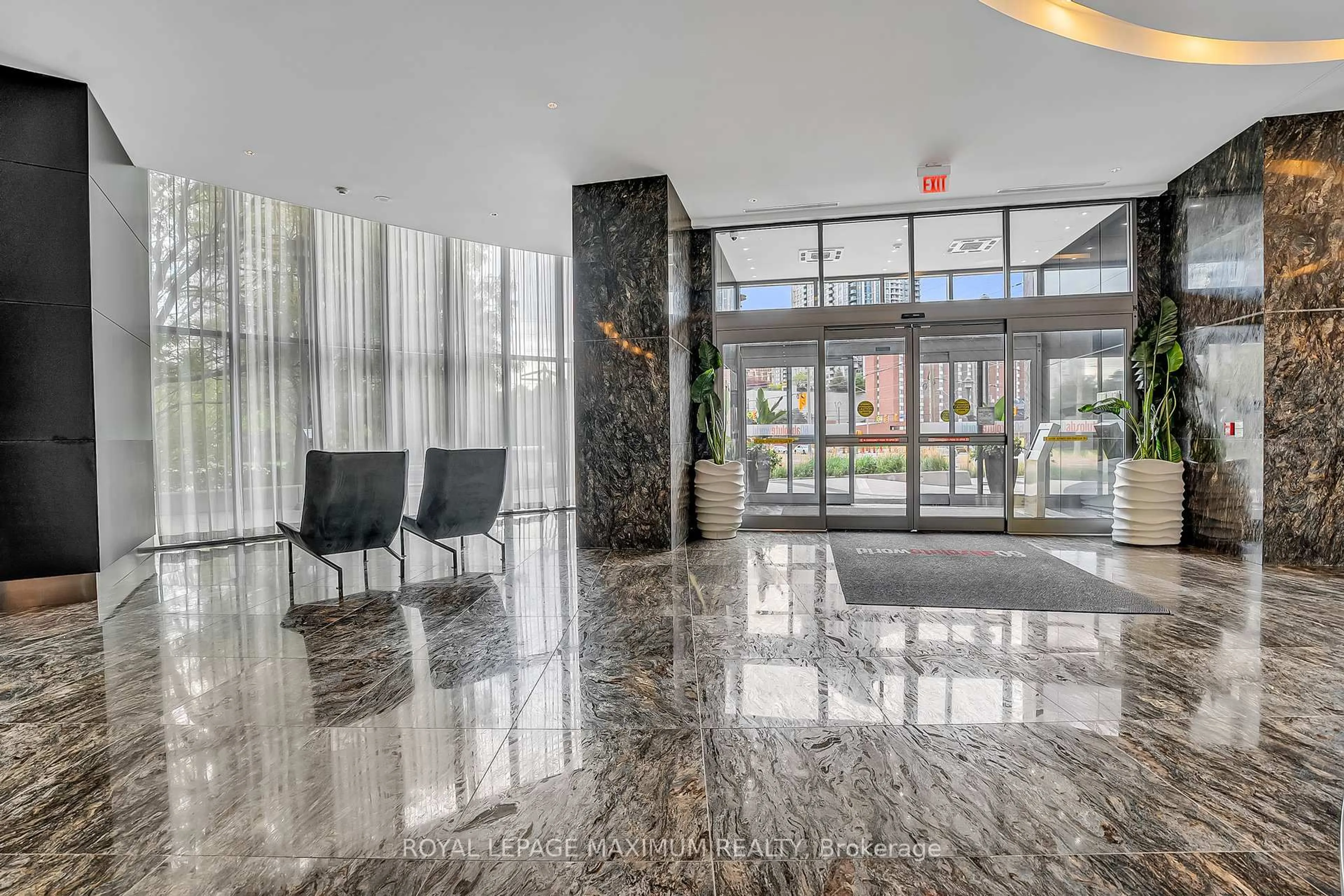 Lobby for 60 Absolute Ave #407, Mississauga Ontario L4Z 0A9
