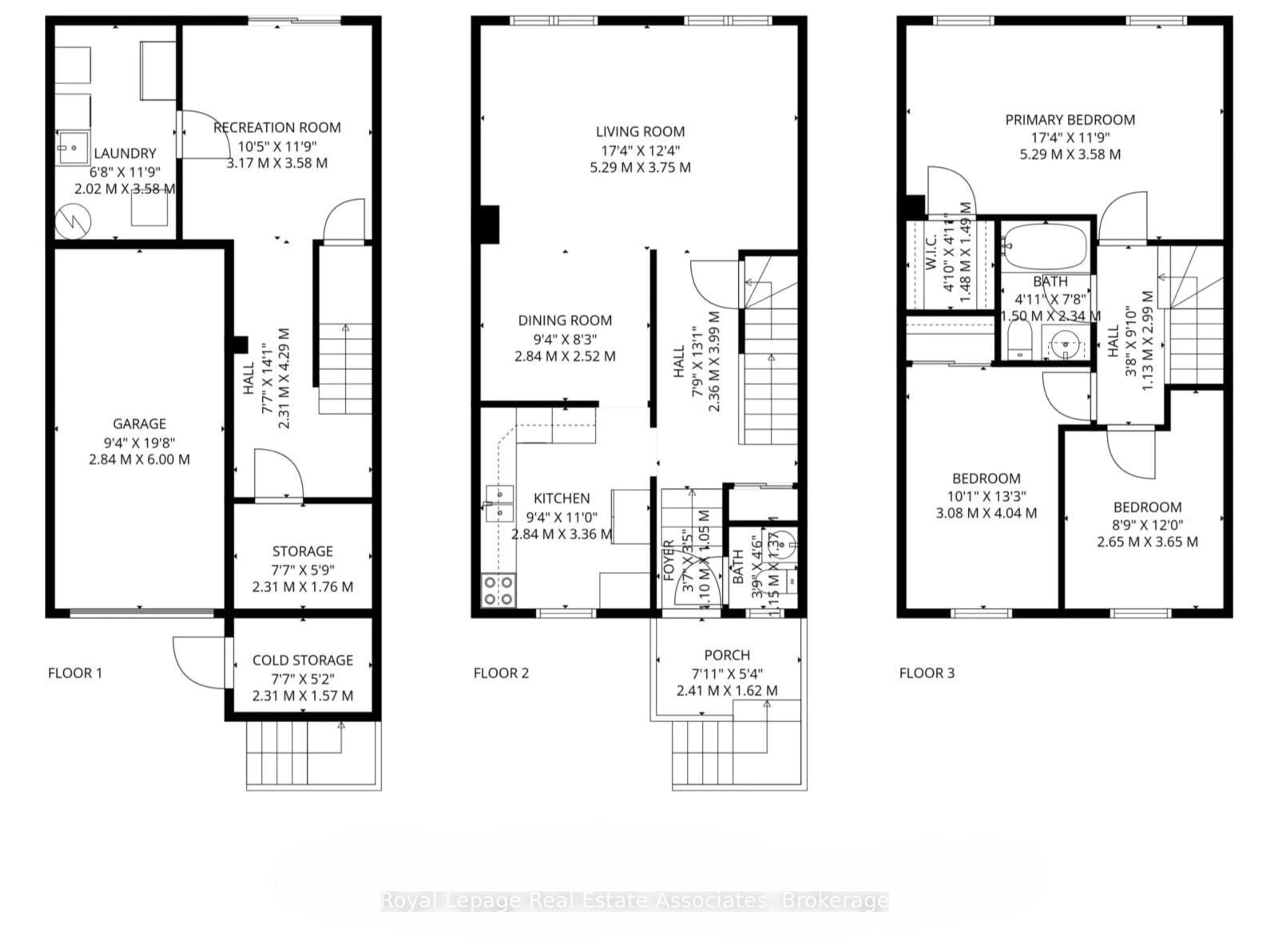 Floor plan for 2 Moregate Cres, Brampton Ontario L6S 3K9