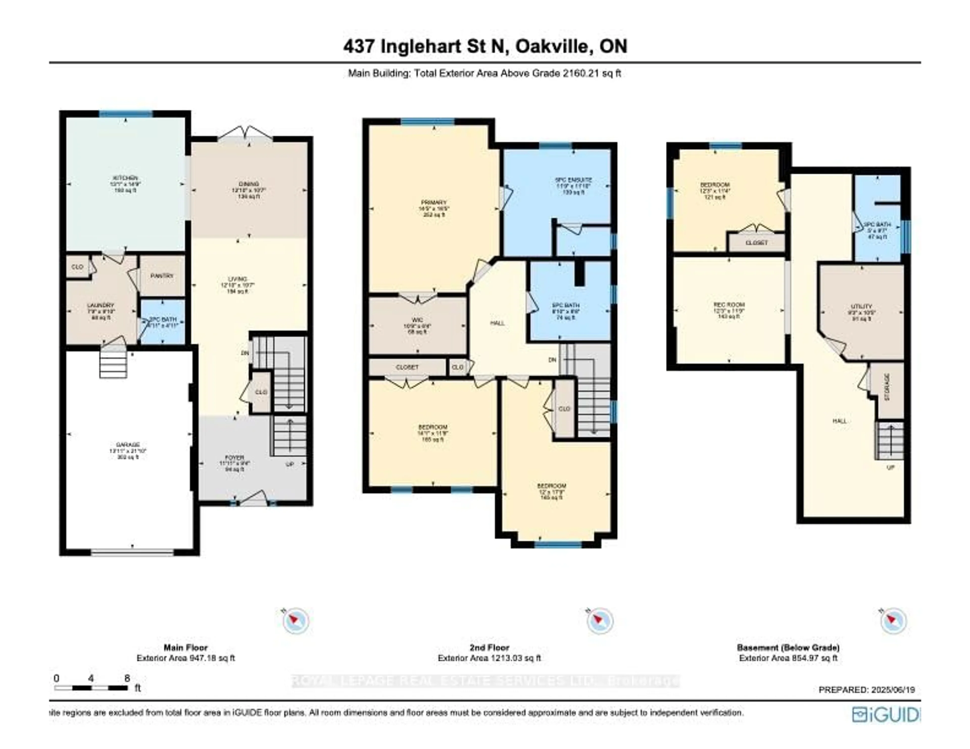 Floor plan for 437 Inglehart St, Oakville Ontario L6J 3J5