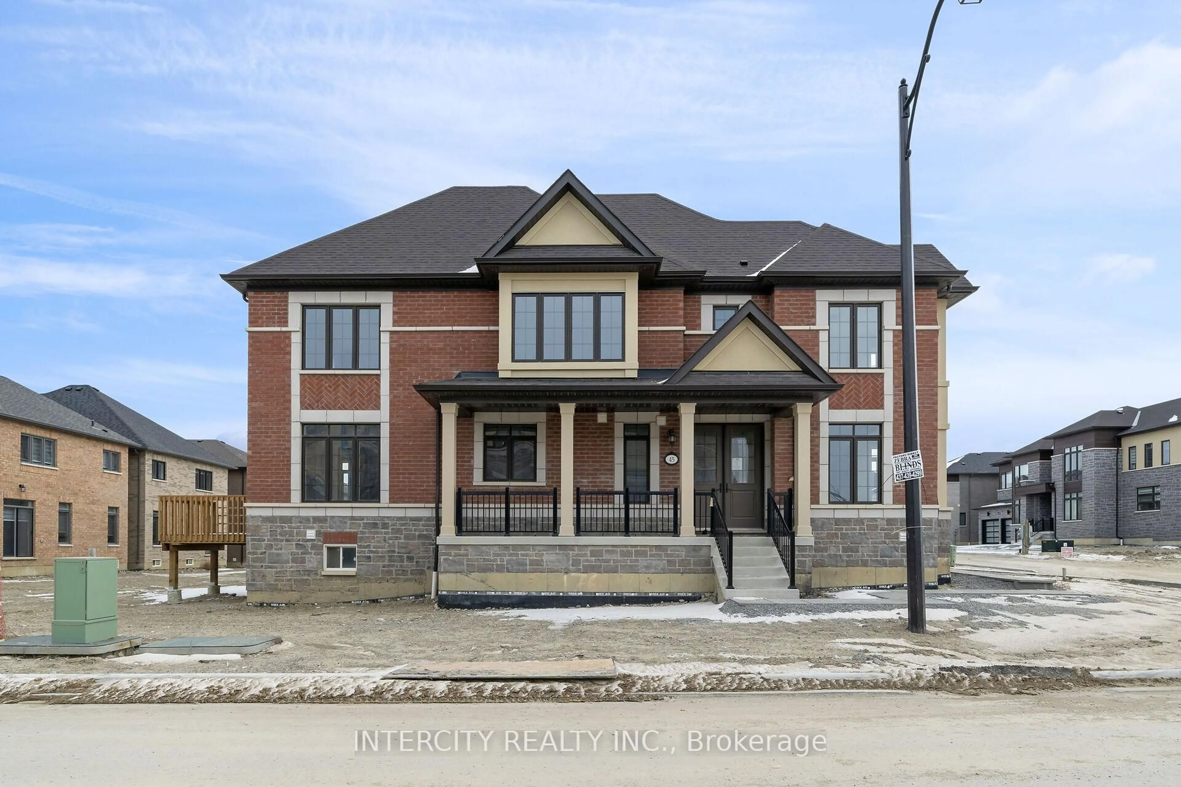 Home with brick exterior material, street for 45 Keyworth Cres #Lot 176, Brampton Ontario L6R 4E9