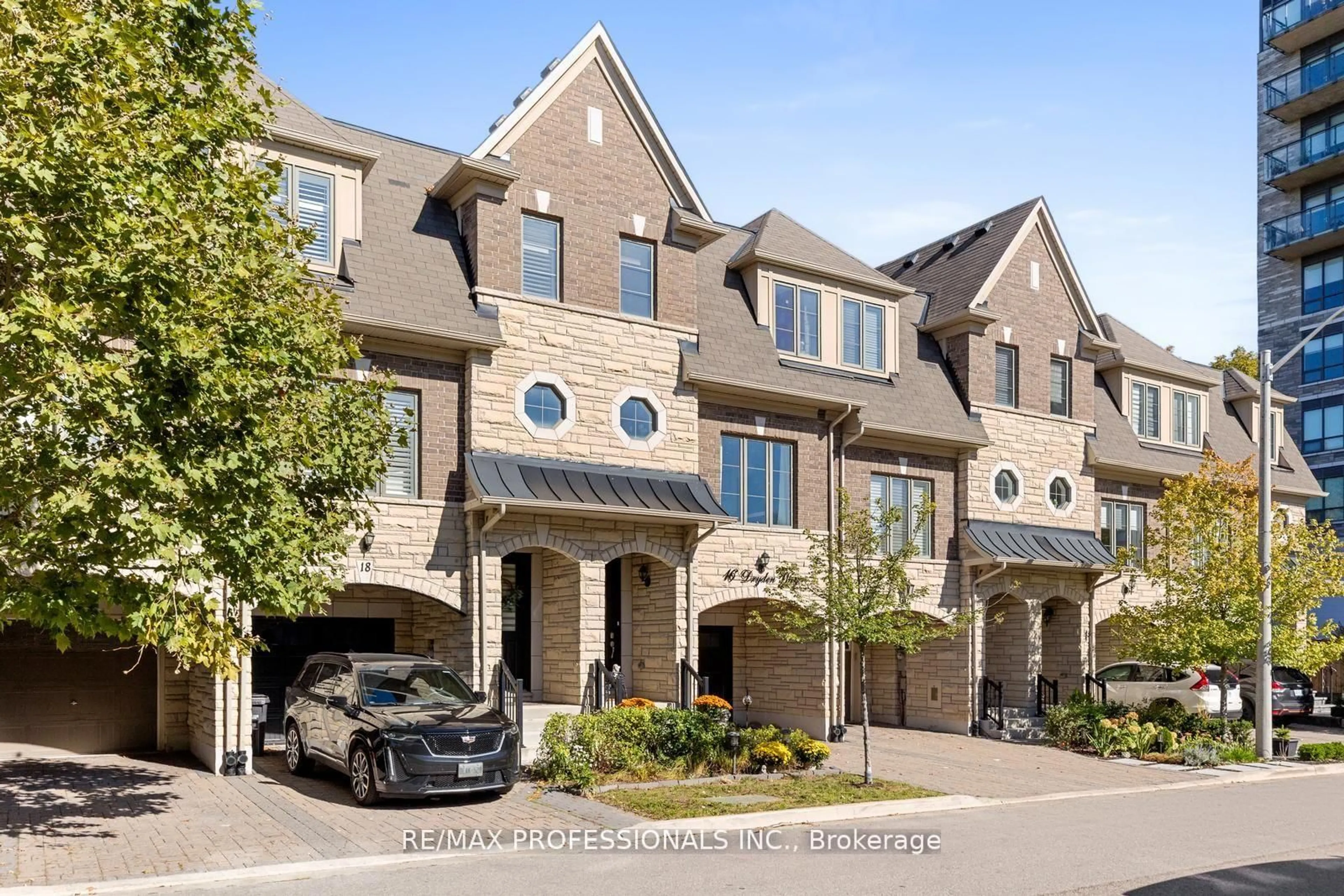 Home with brick exterior material, street for 16 Dryden Way, Toronto Ontario M9R 0B2