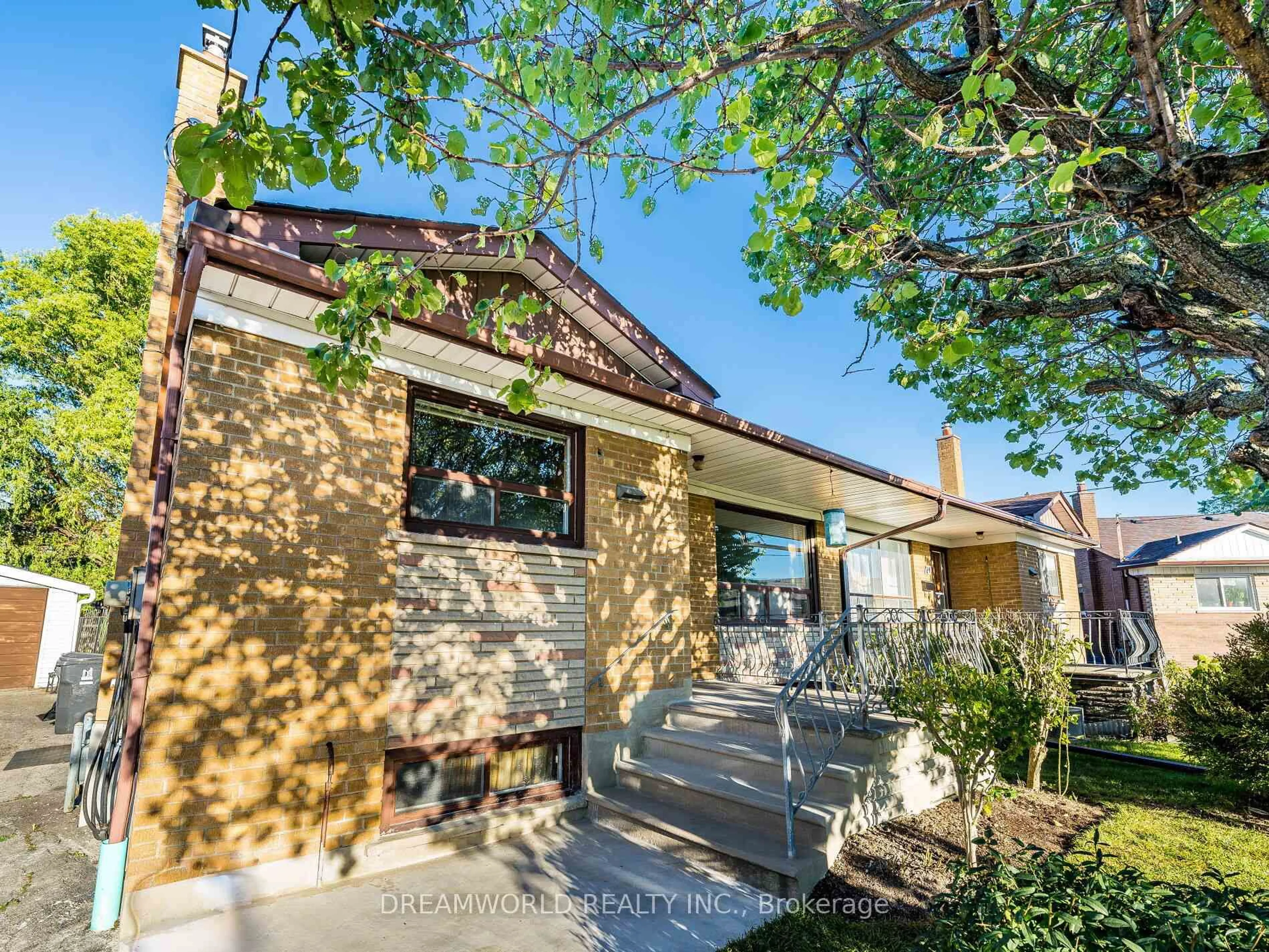 Home with brick exterior material, street for 22 Rambler Pl, Toronto Ontario M3L 1N7