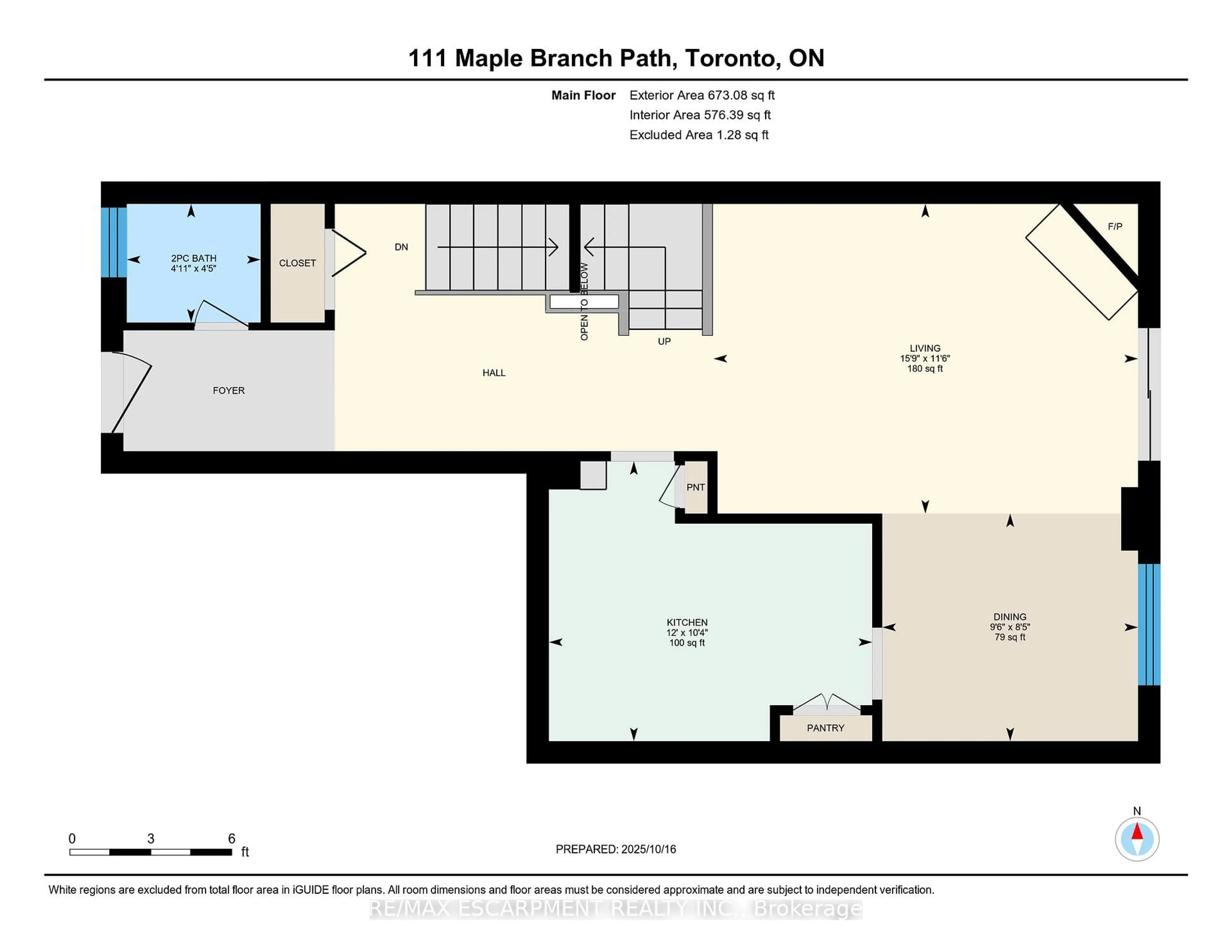 Floor plan for 111 Maple Branch Path, Toronto Ontario M9P 3R9