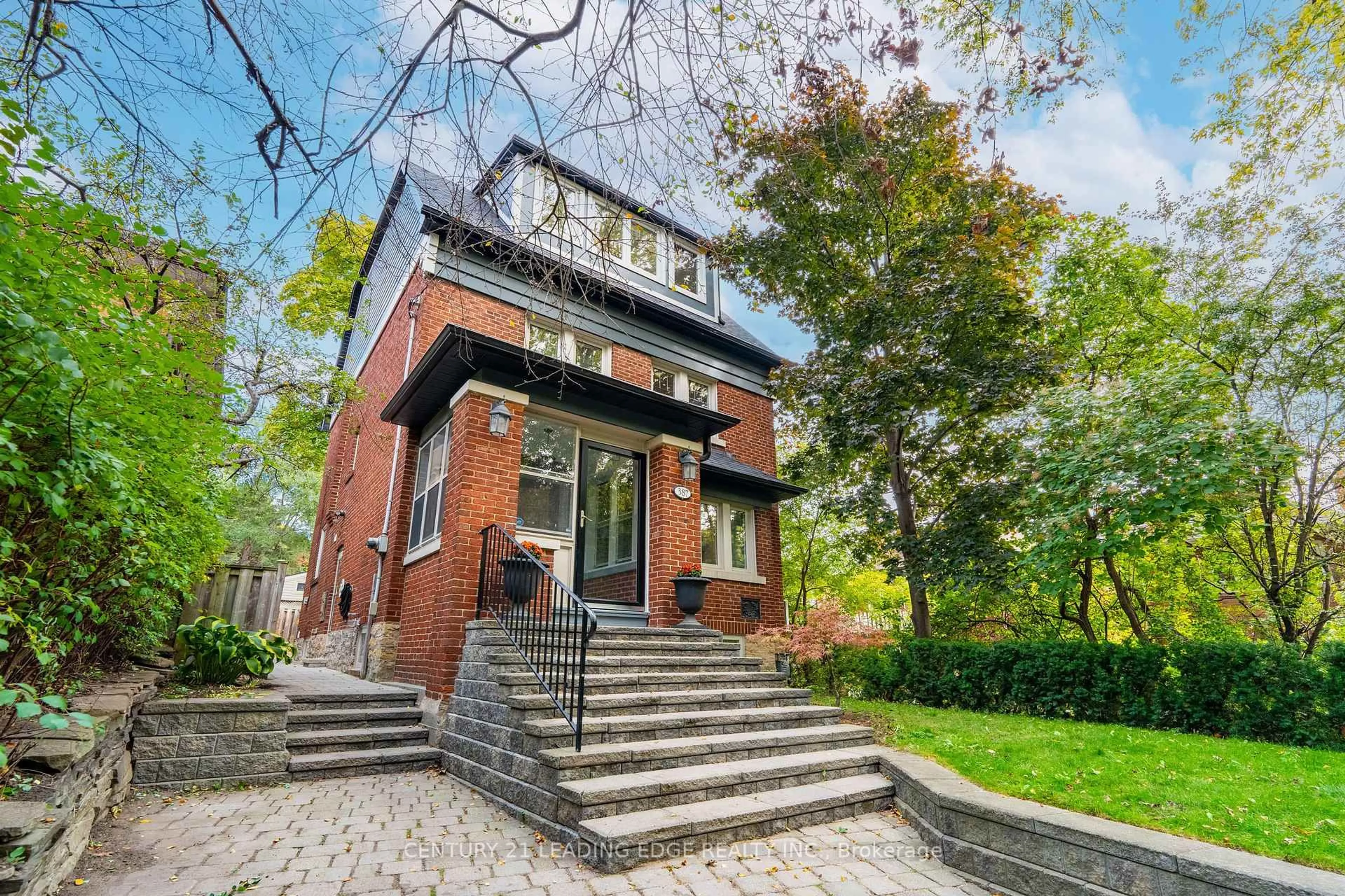 Home with brick exterior material, street for 387 Kennedy Ave, Toronto Ontario M6P 3C5