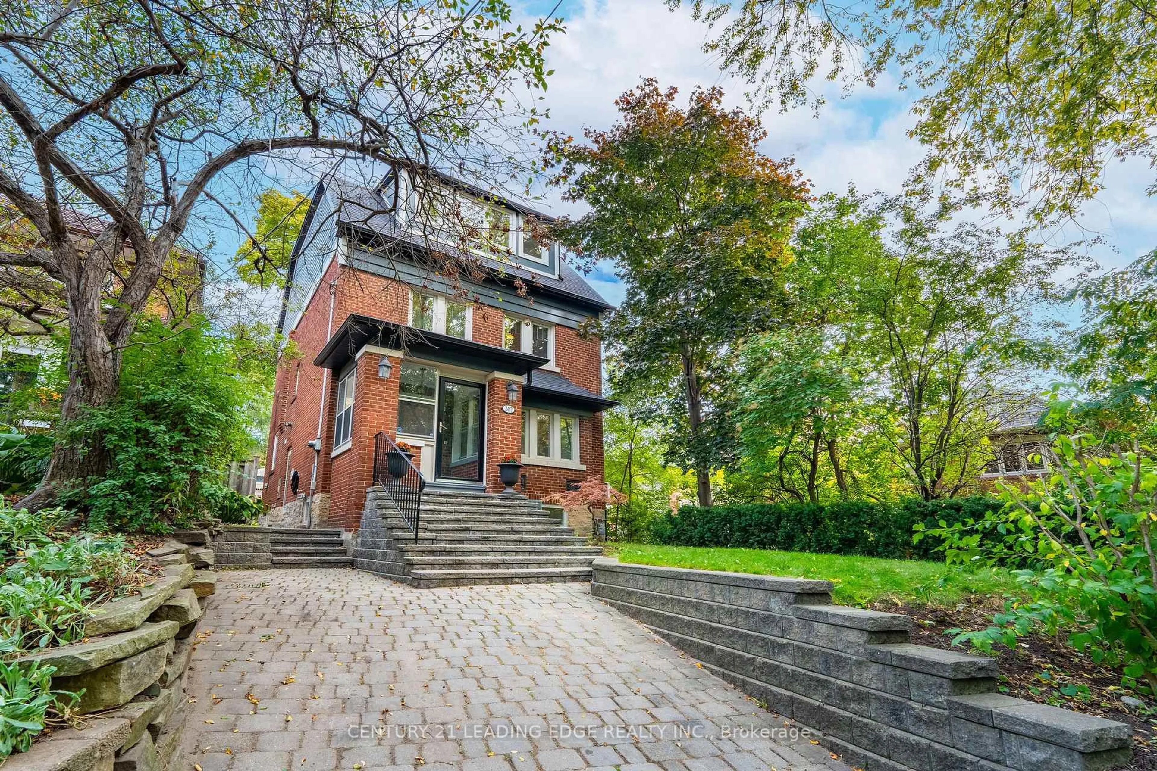 Home with brick exterior material, street for 387 Kennedy Ave, Toronto Ontario M6P 3C5