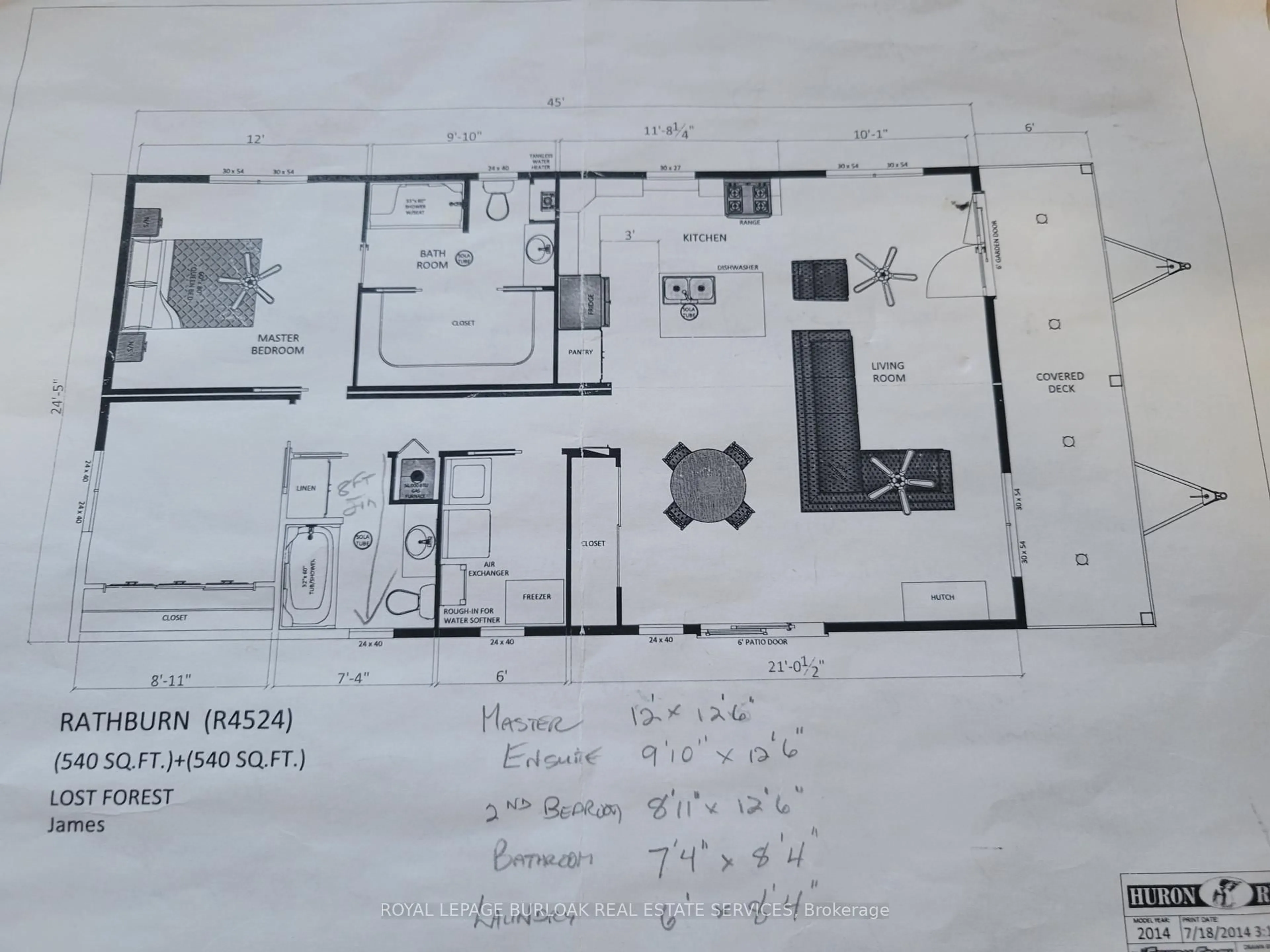 Floor plan for 4449 Milburough Line #17 Ash, Burlington Ontario L7P 0C5