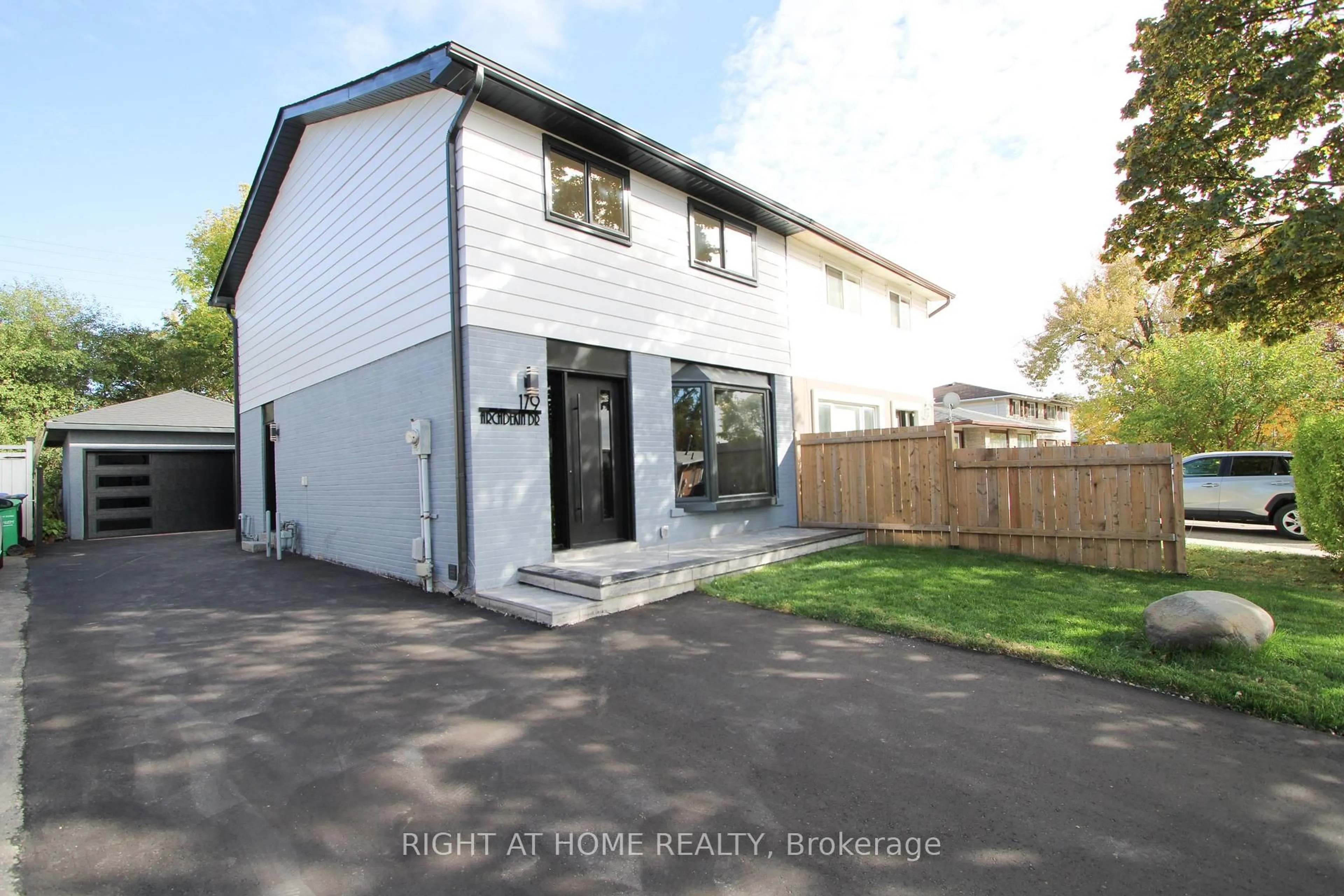 A pic from outside/outdoor area/front of a property/back of a property/a pic from drone, street for 179 Archdekin Dr, Brampton Ontario L6V 1Y8