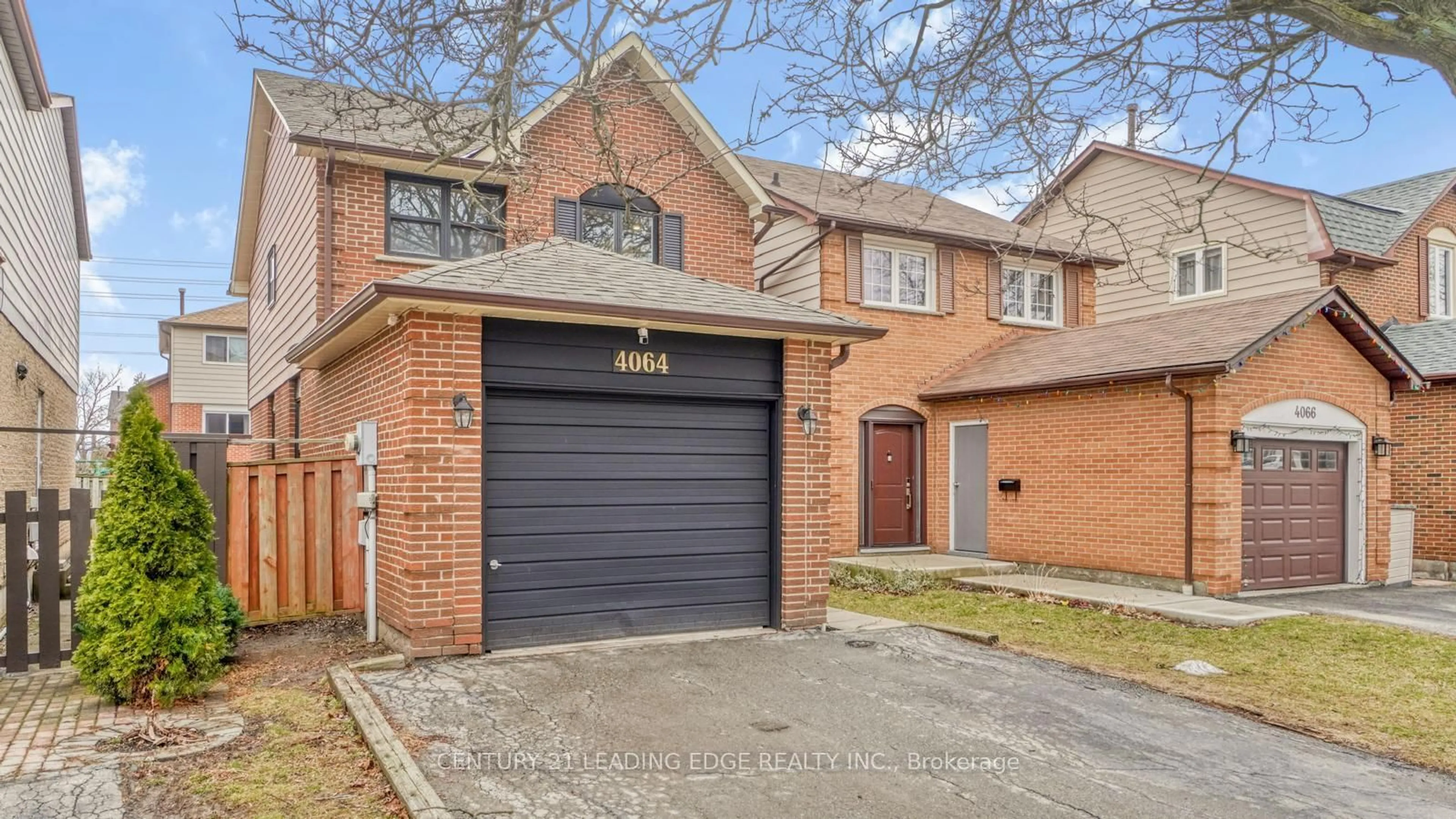 Home with brick exterior material, street for 4064 Teakwood Dr, Mississauga Ontario L5C 3L5