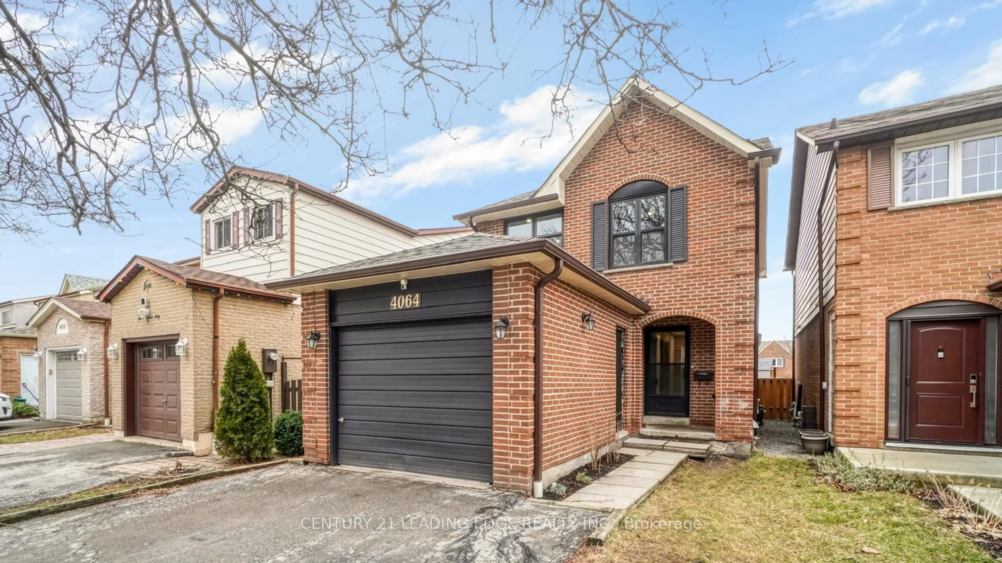 Home with brick exterior material, street for 4064 Teakwood Dr, Mississauga Ontario L5C 3L5