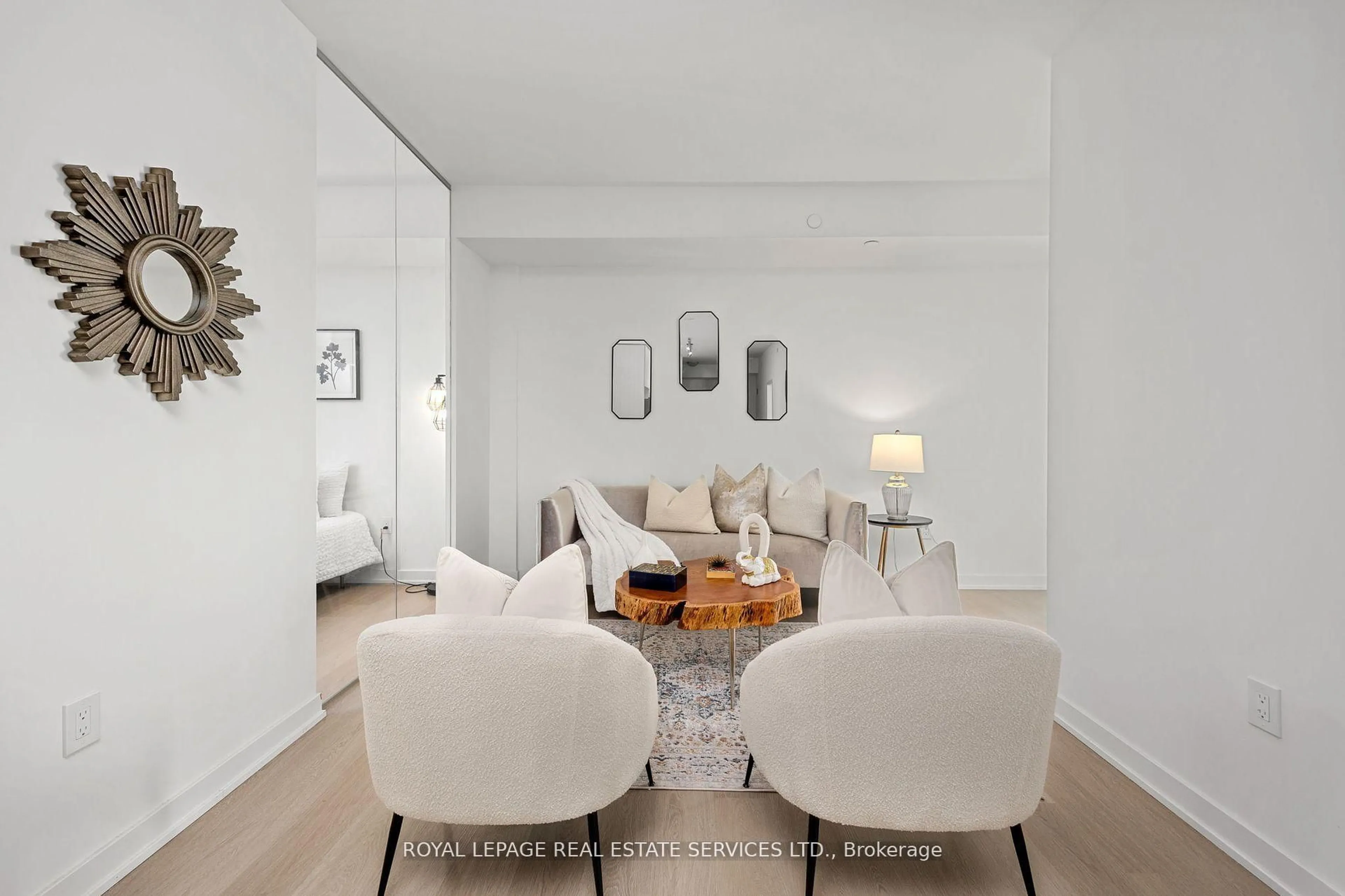 Living room with furniture, unknown for 859 The Queensway #708, Toronto Ontario M8Z 1N8