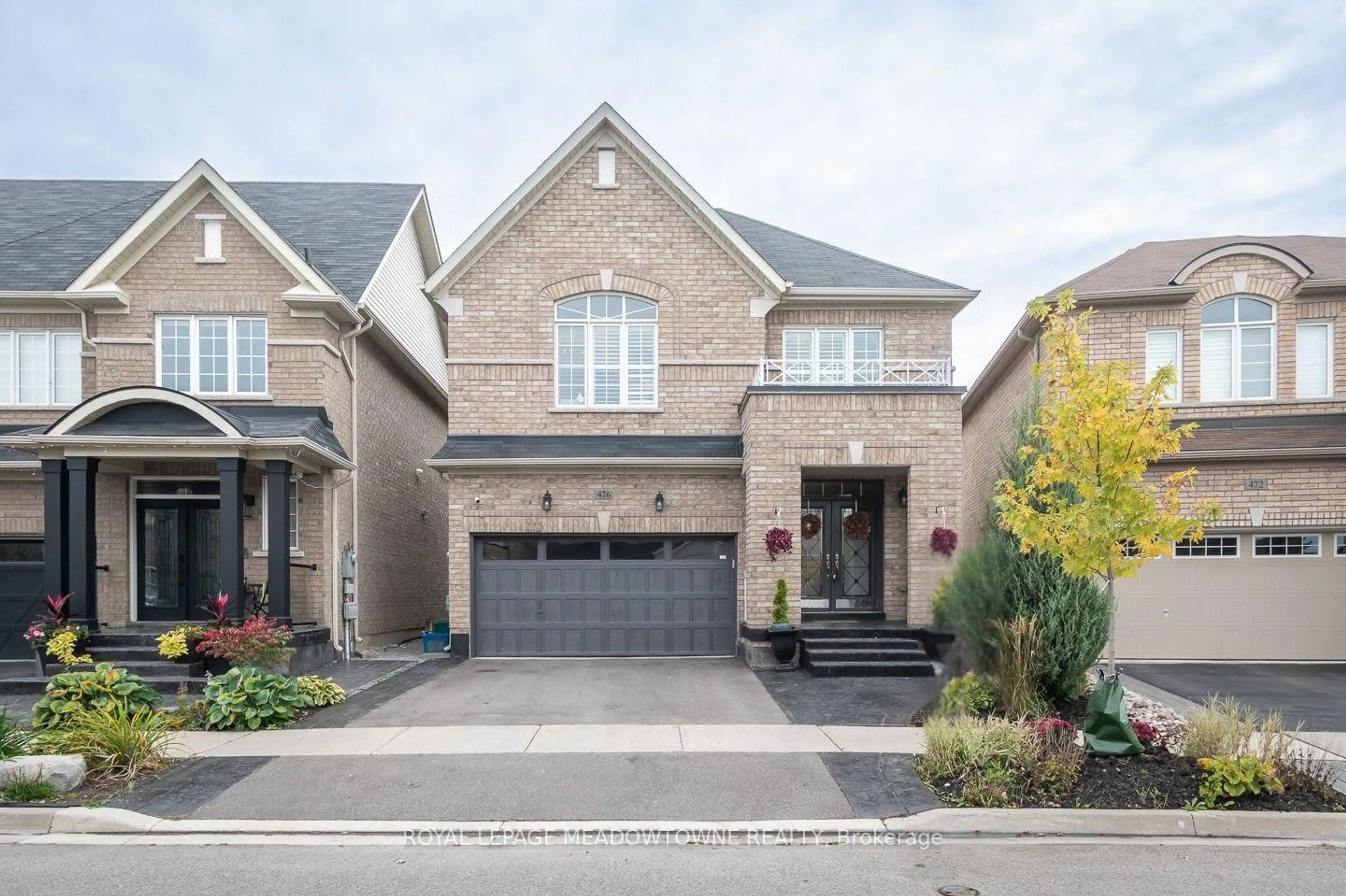 Home with brick exterior material, street for 476 Mcgibbon Dr, Milton Ontario L9T 5K7
