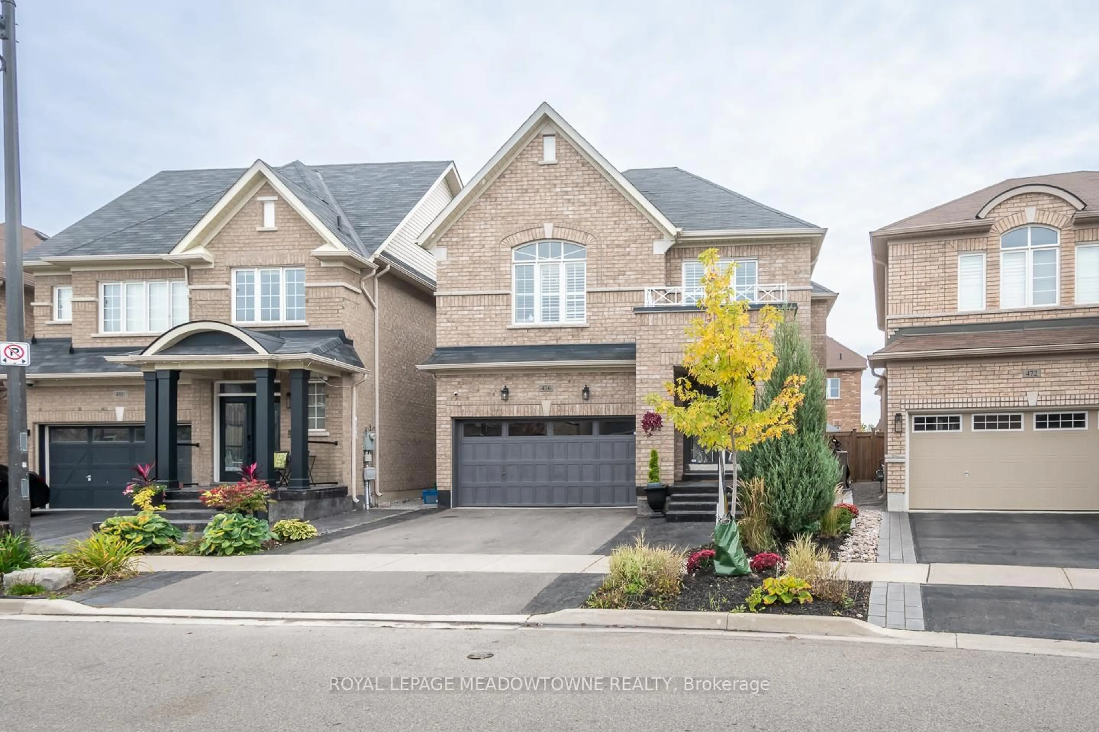 Home with brick exterior material, street for 476 Mcgibbon Dr, Milton Ontario L9T 5K7