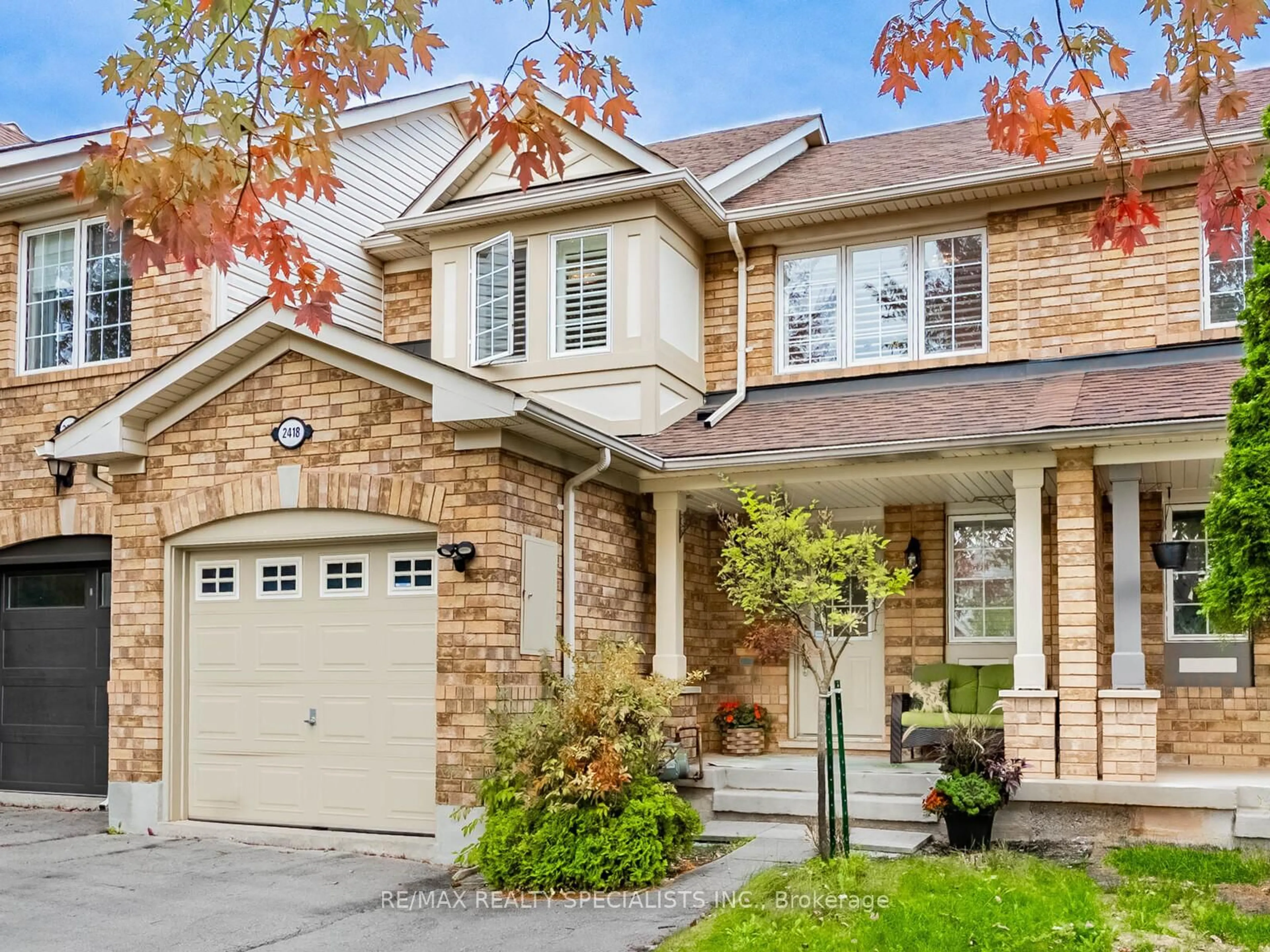 Home with brick exterior material, street for 2418 Baintree Cres, Oakville Ontario L6M 4W9