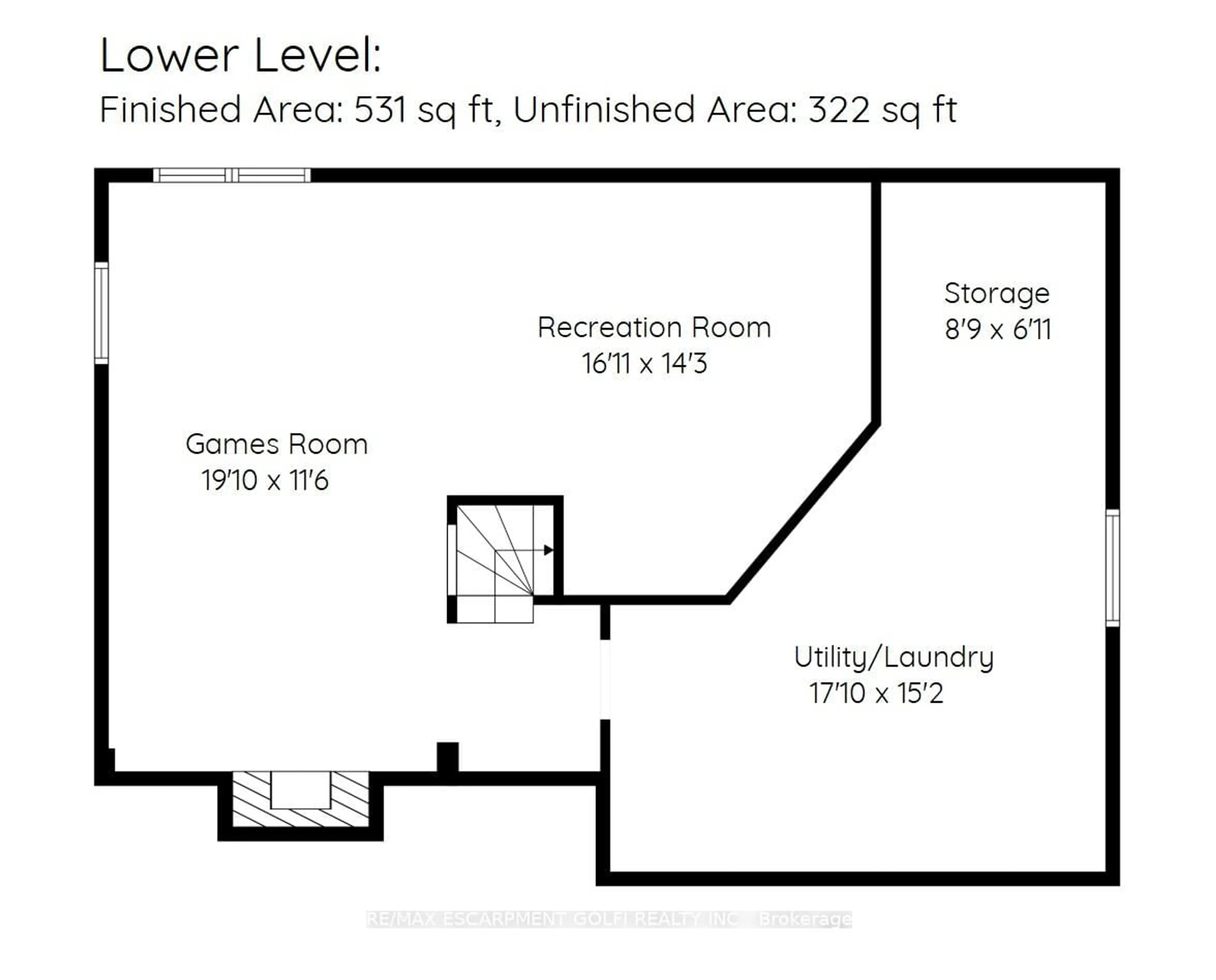 Floor plan for 2387 Cavendish Dr, Burlington Ontario L7P 3B5