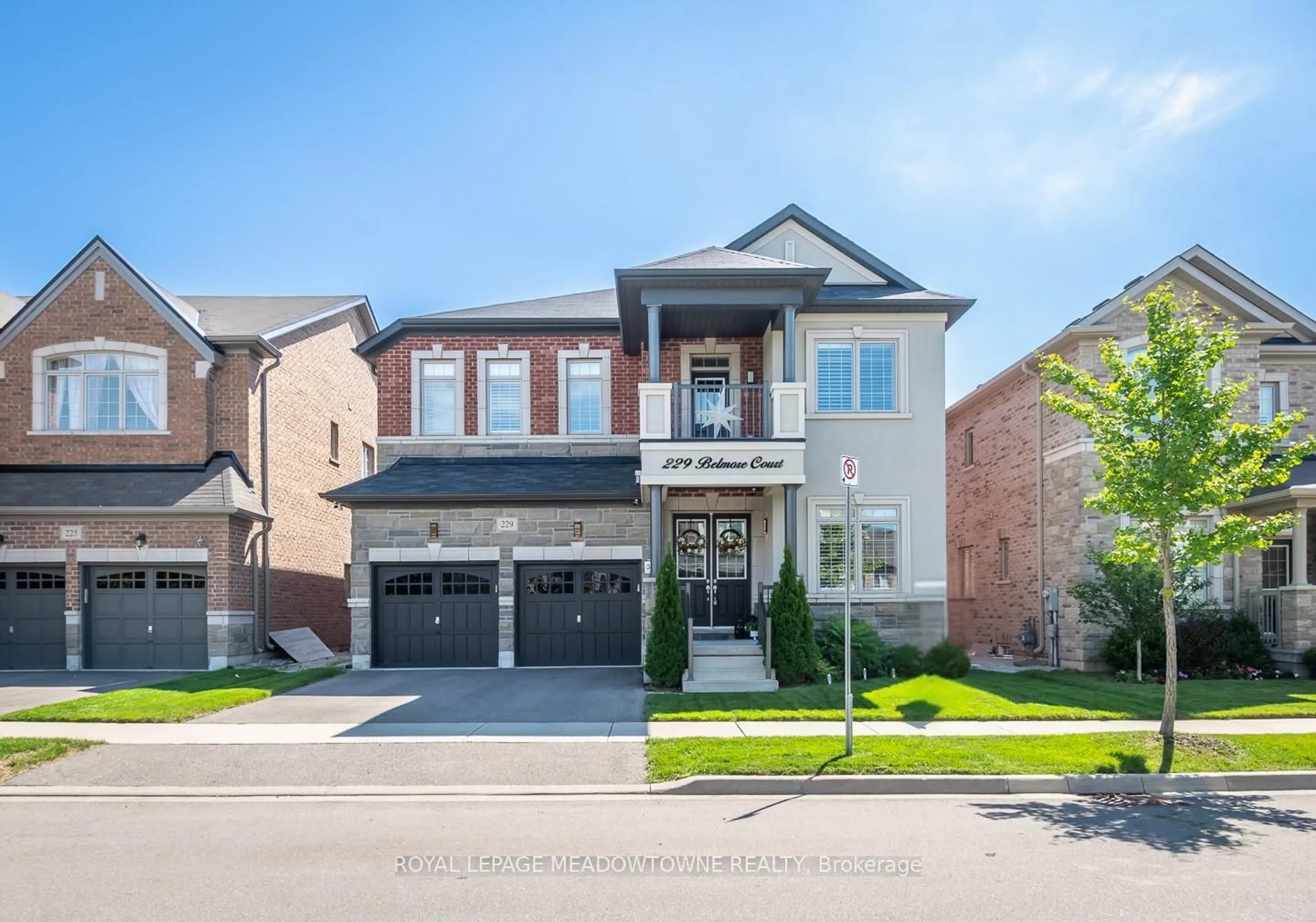Home with brick exterior material, street for 229 Belmore Crt, Milton Ontario L9E 1H5