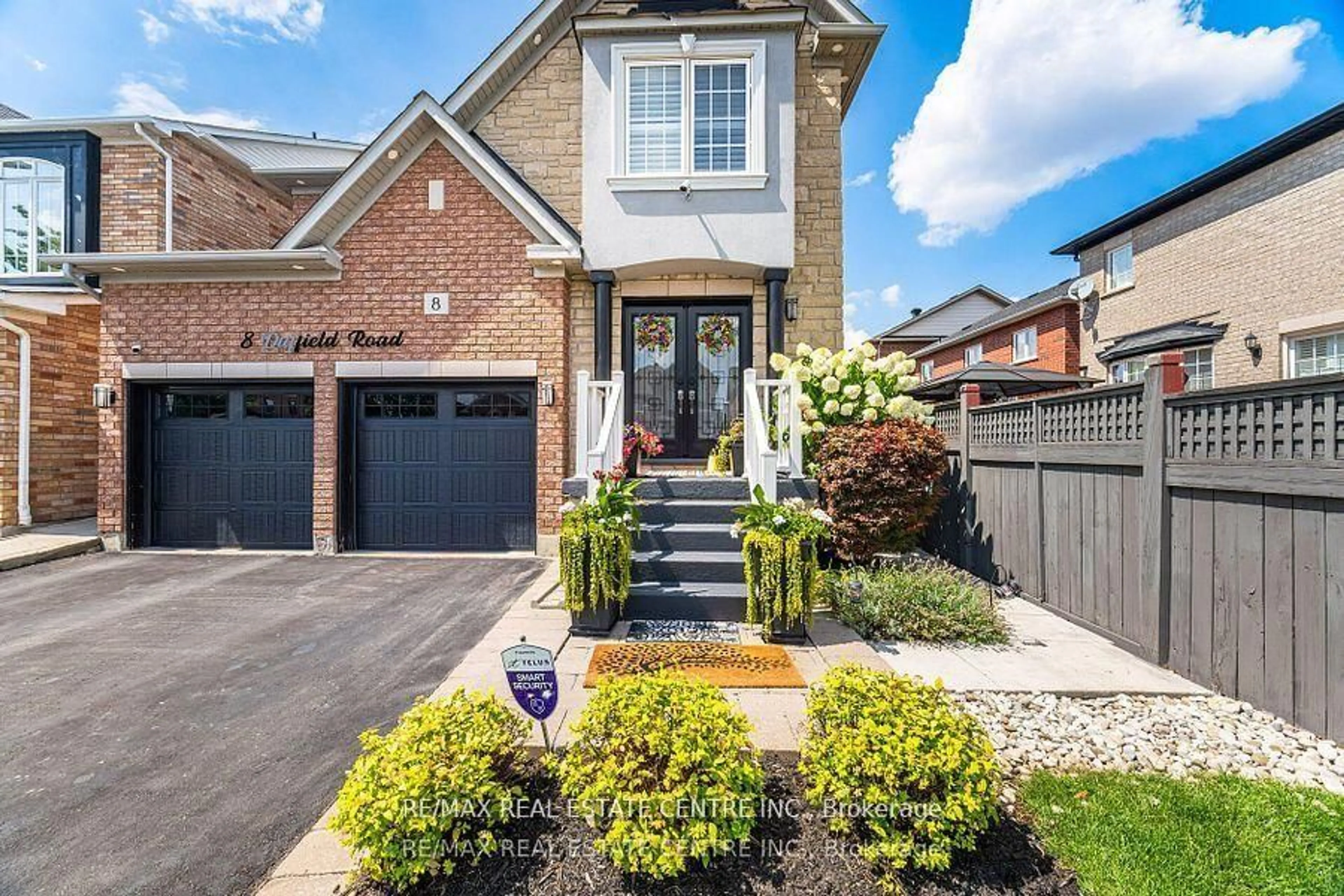 Home with brick exterior material, street for 8 Duffield Rd, Brampton Ontario L7A 2P4