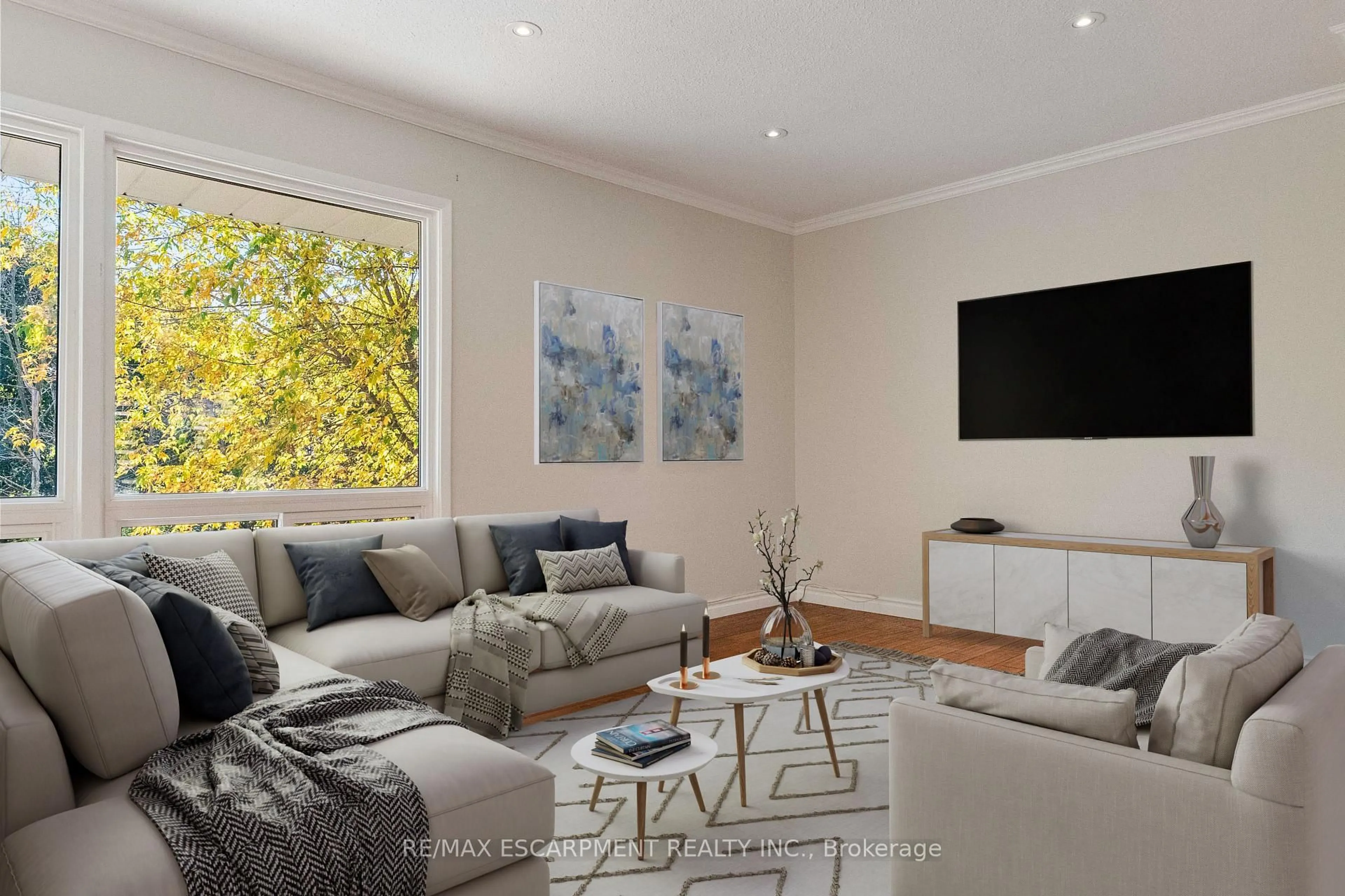 Living room with furniture, unknown for 915 Inverhouse Dr #67, Mississauga Ontario L5J 4B2