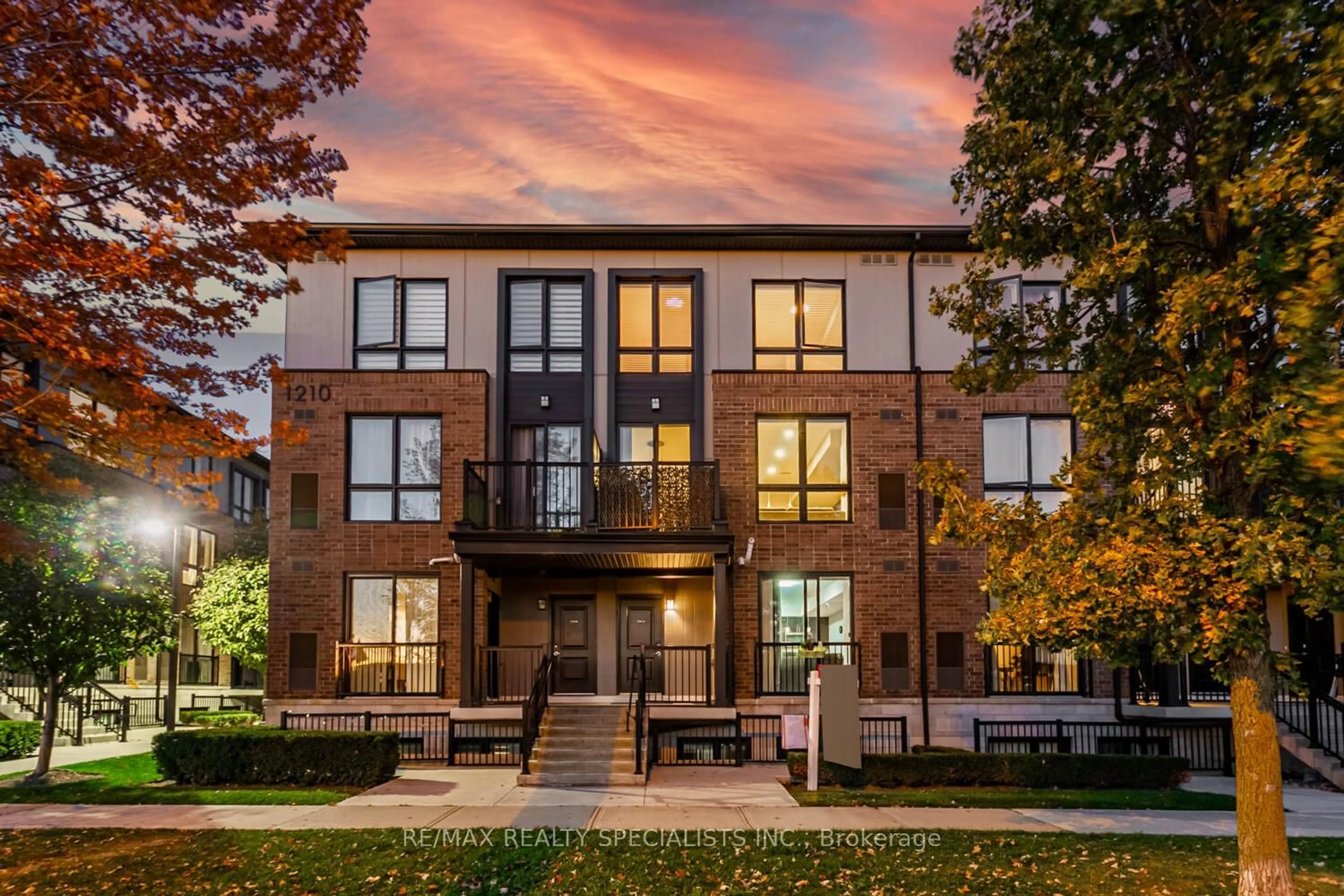 Home with brick exterior material, unknown for 1210 Main St #203, Milton Ontario L9T 9K8