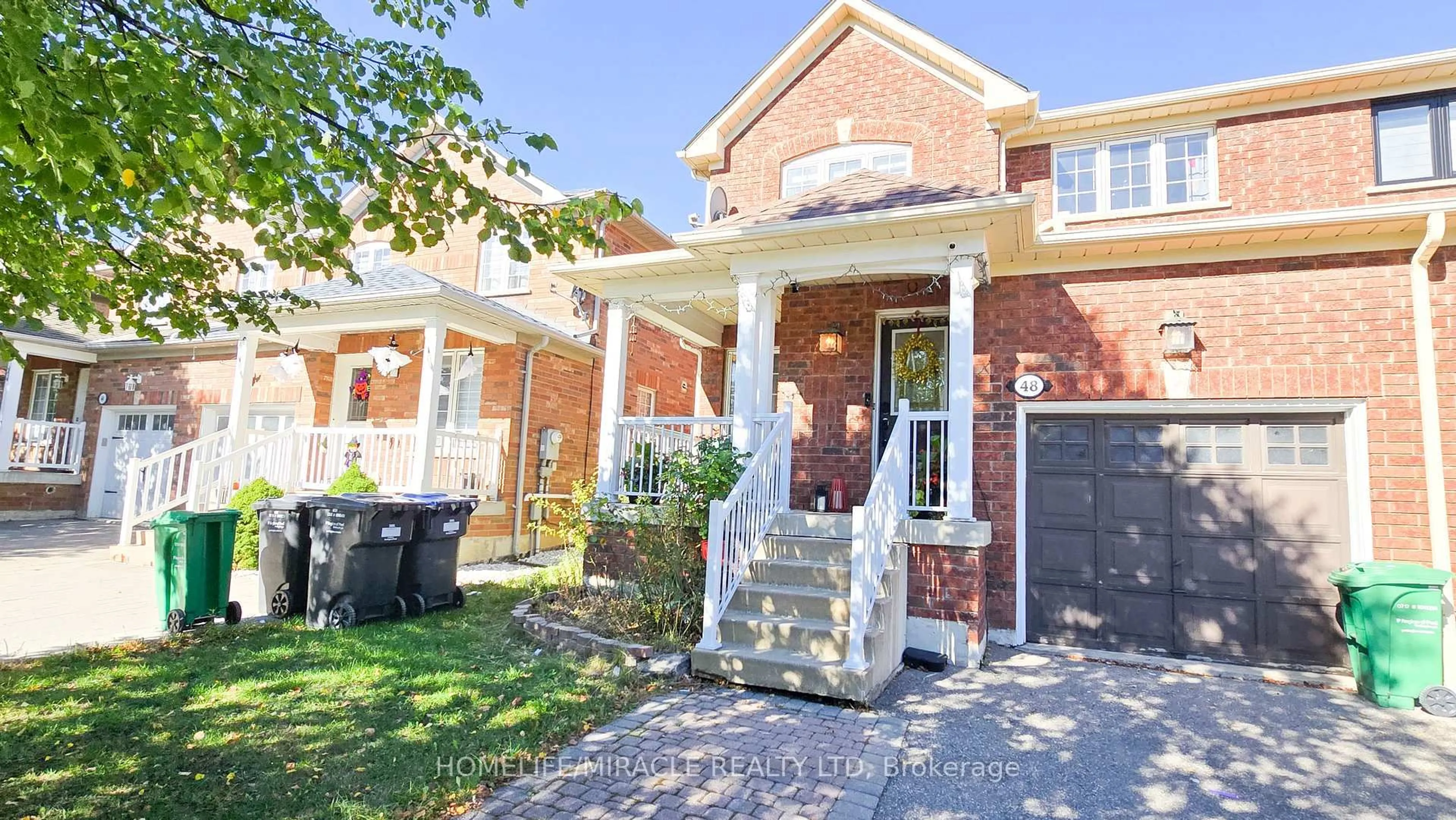 Home with brick exterior material, street for 48 Bramcedar Cres, Brampton Ontario L7A 1T3