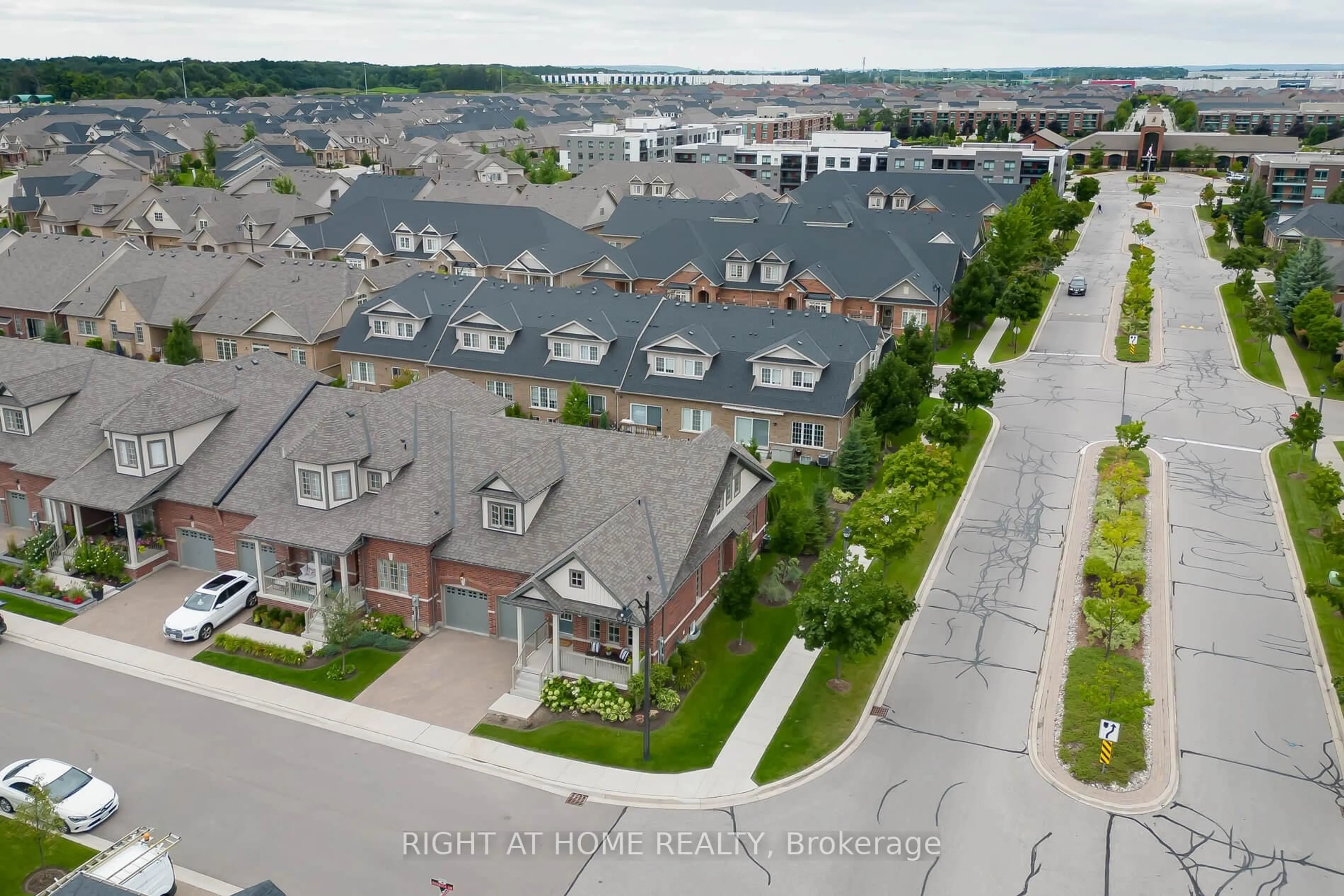 A pic from outside/outdoor area/front of a property/back of a property/a pic from drone, unknown for 1 Overlea Dr, Brampton Ontario L6R 4B5