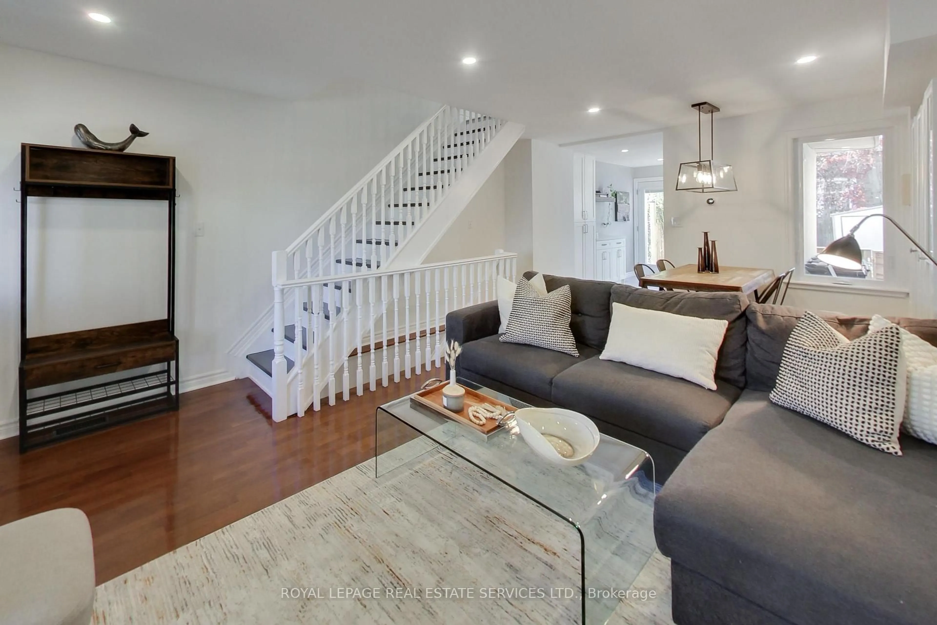 Living room with furniture, unknown for 338 Boon Ave, Toronto Ontario M6E 4A5