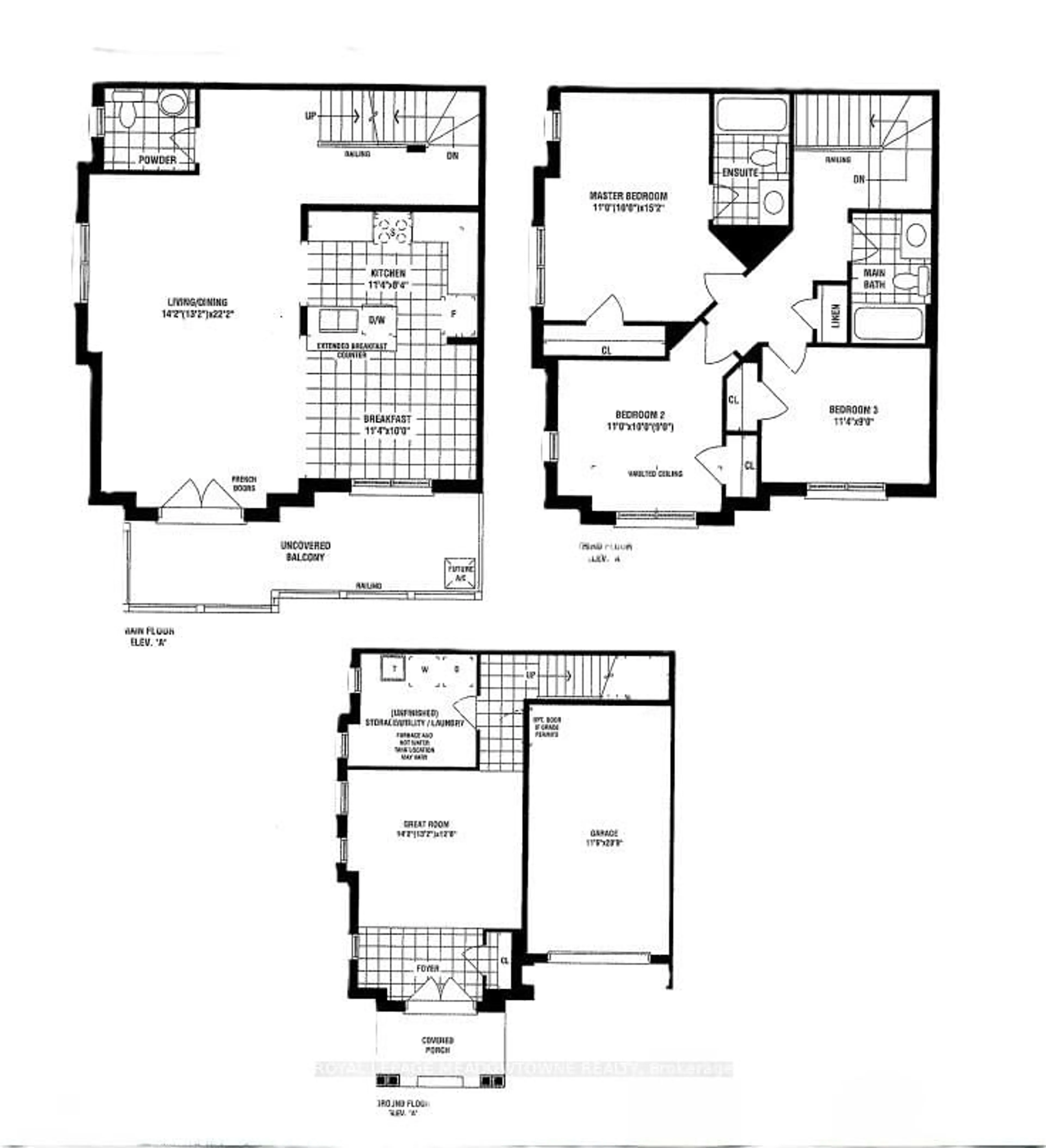 Floor plan for 1124 Durno Crt, Milton Ontario L9T 8P6