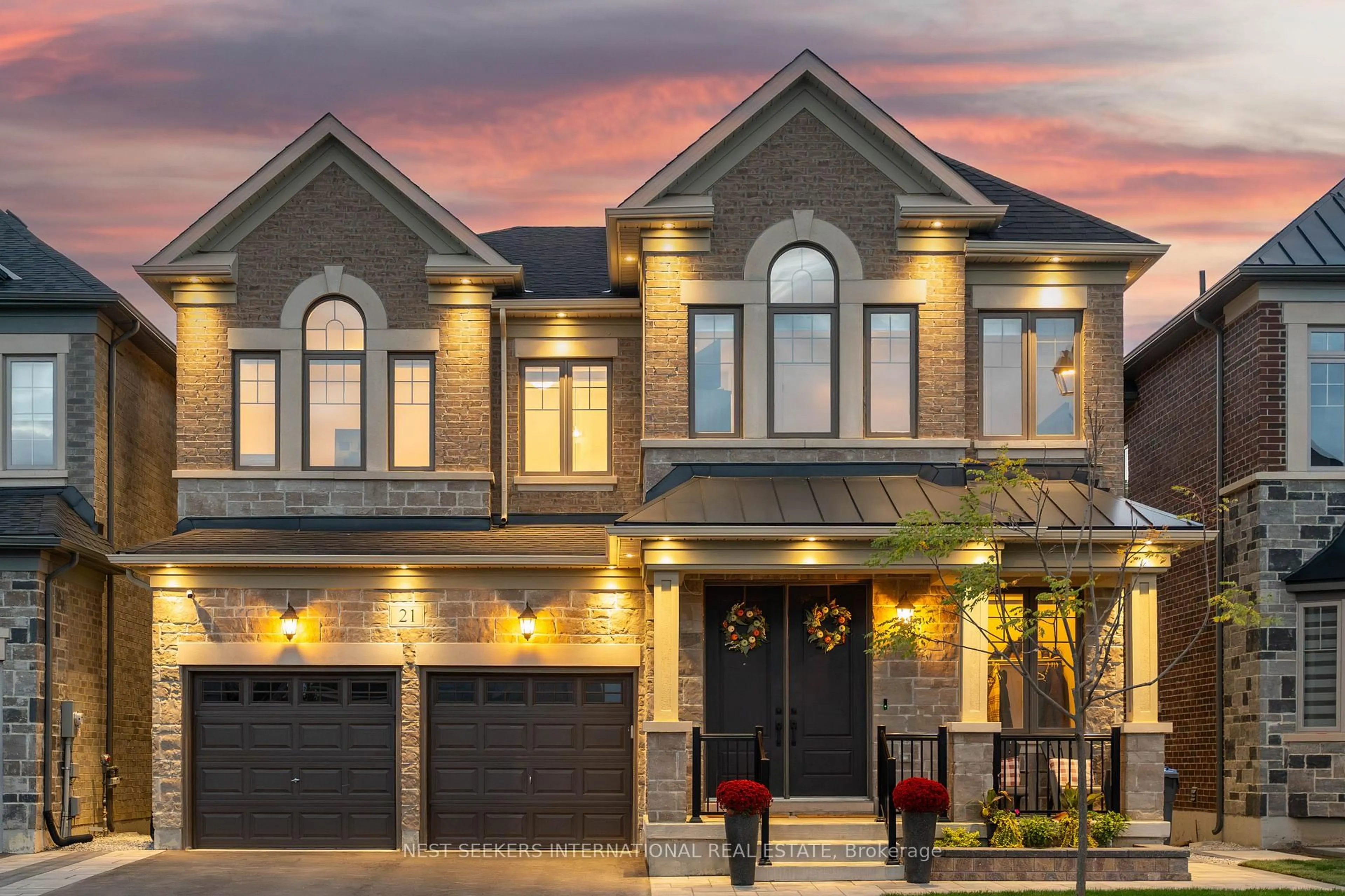 Home with brick exterior material, street for 21 Clover Bend Terr, Caledon Ontario L7E 4M6