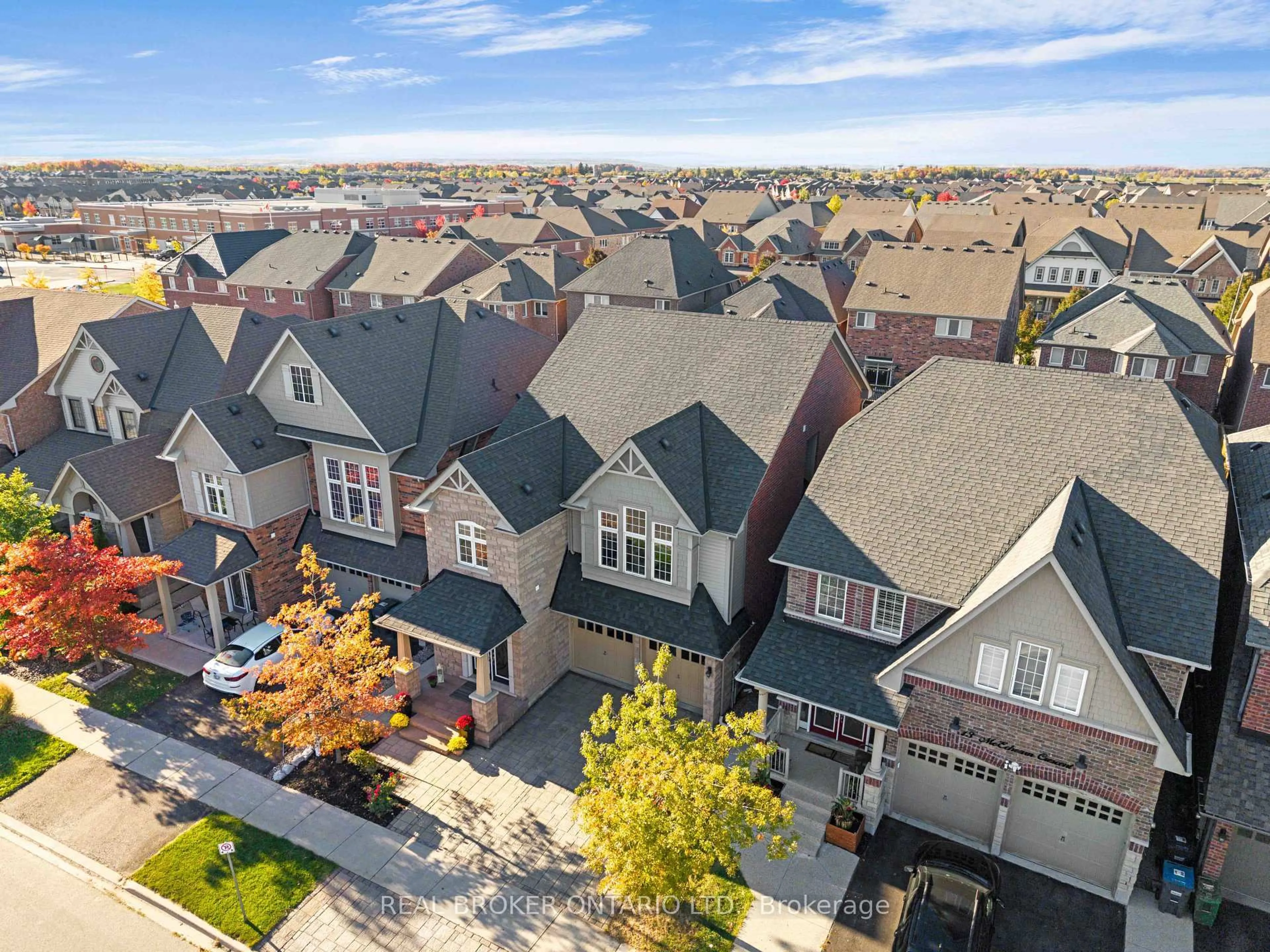 A pic from outside/outdoor area/front of a property/back of a property/a pic from drone, unknown for 11 McEchearn Cres, Caledon Ontario L7C 3R4