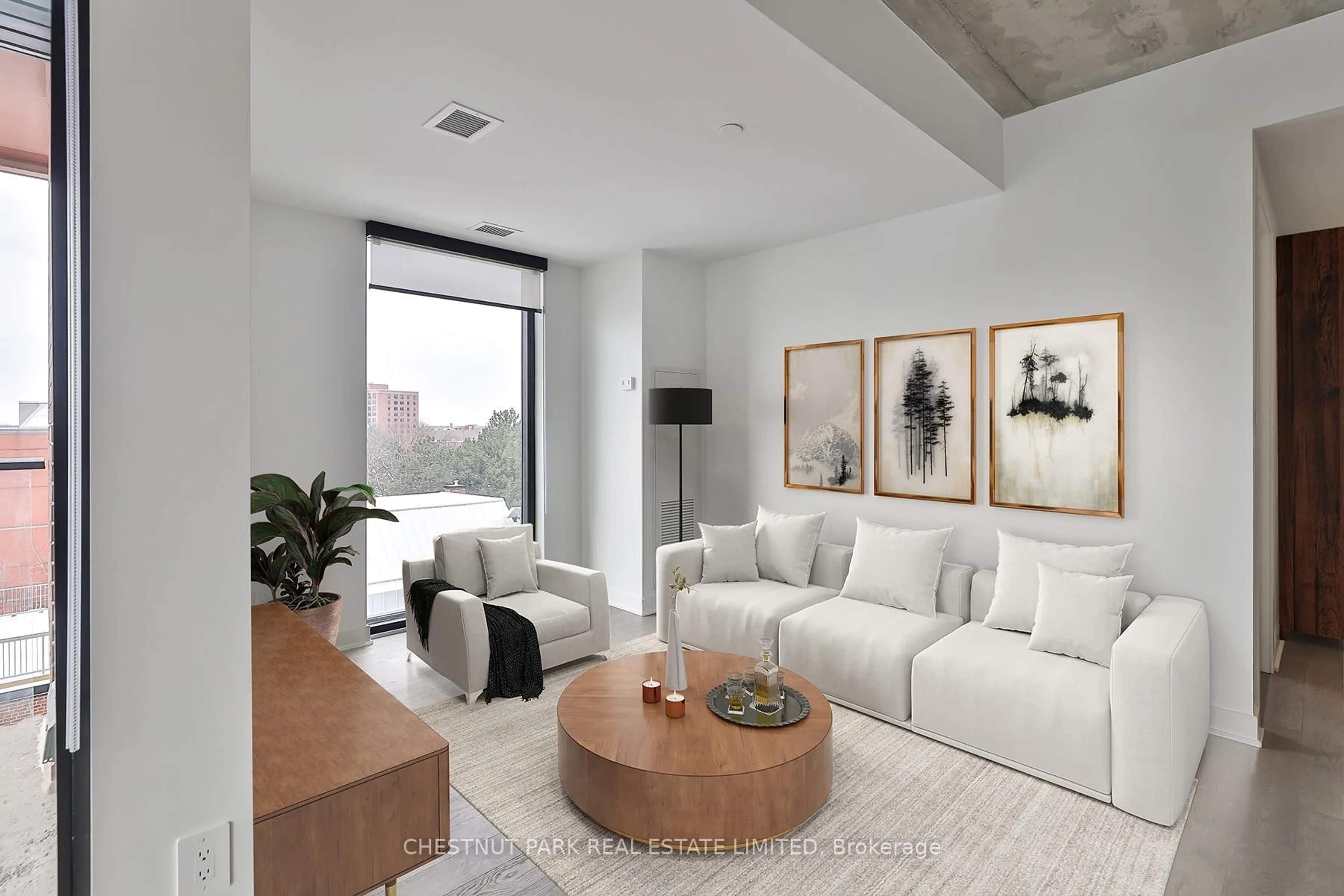 Living room with furniture, unknown for 2720 Dundas St #508, Toronto Ontario M6P 1Y2