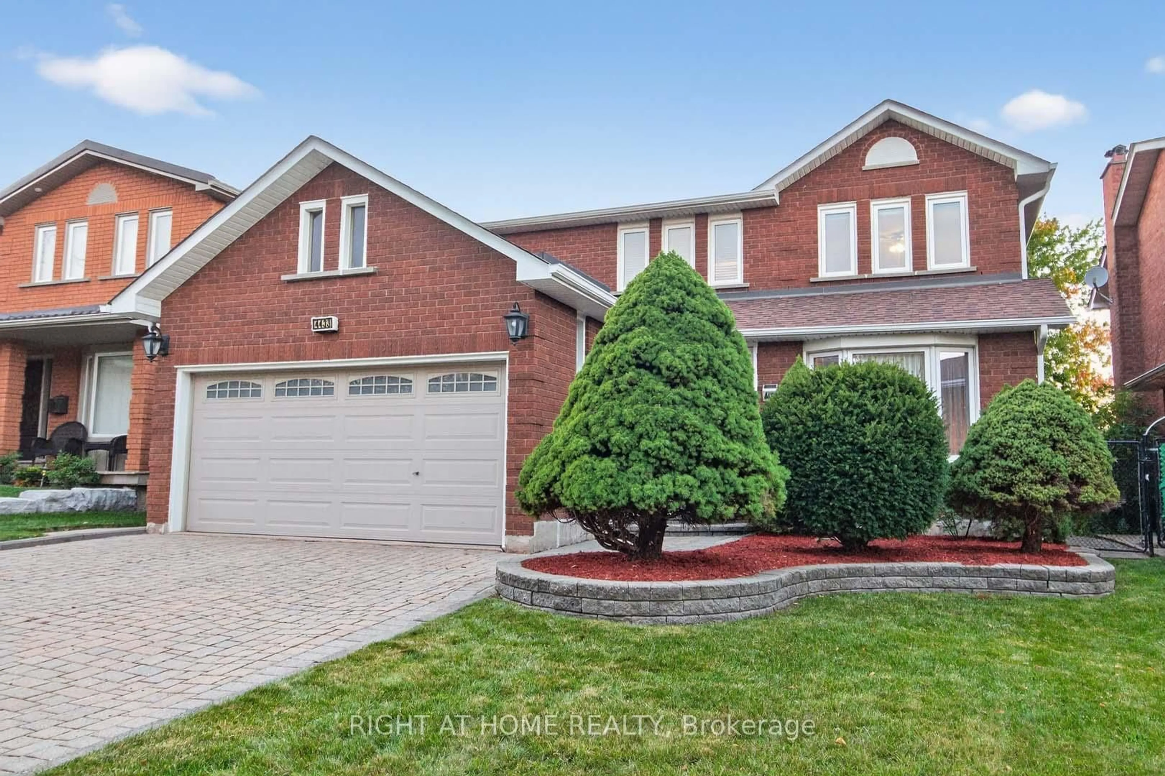 Home with brick exterior material, street for 4433 Sedgefield Rd, Mississauga Ontario L5M 3B6